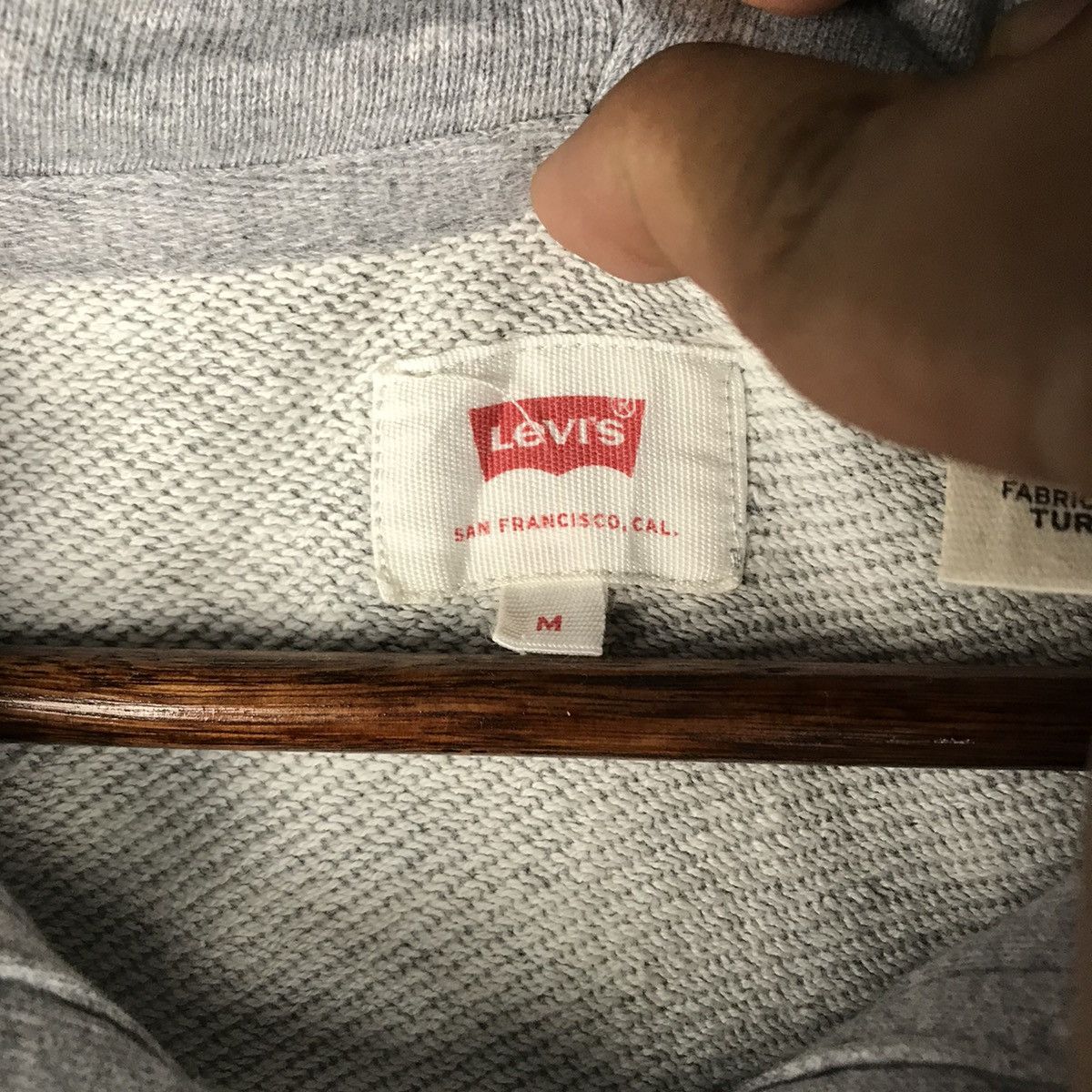 Levi's Vintage Levis Spellout Hoodies Size US M / EU 48-50 / 2 - 6 Thumbnail