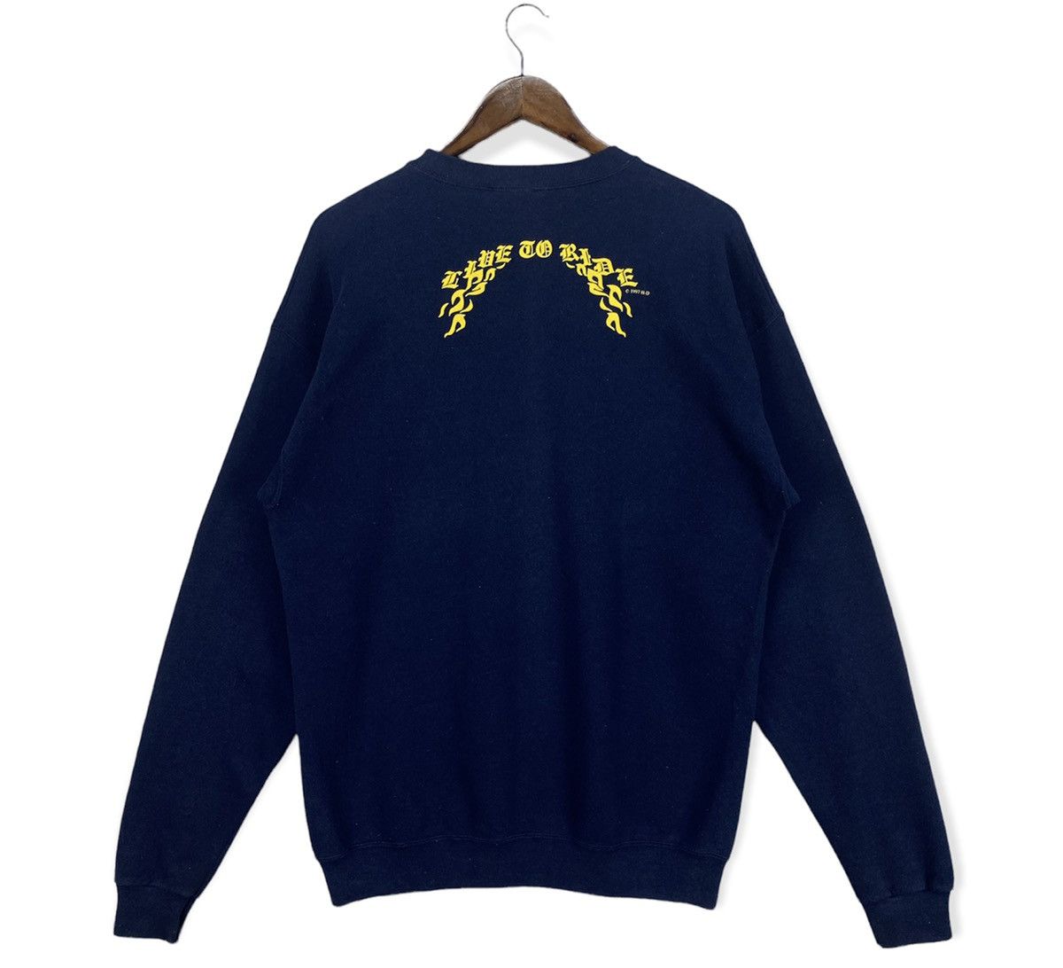 Harley Davidson Vintage Harley Davidson Live To Ride Sweatshirt Size US L / EU 52-54 / 3 - 2 Thumbnail