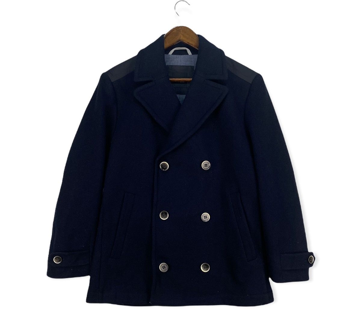 Hugo Boss Hugo Boss Wool Jacket Size US L / EU 52-54 / 3 - 1 Thumbnail