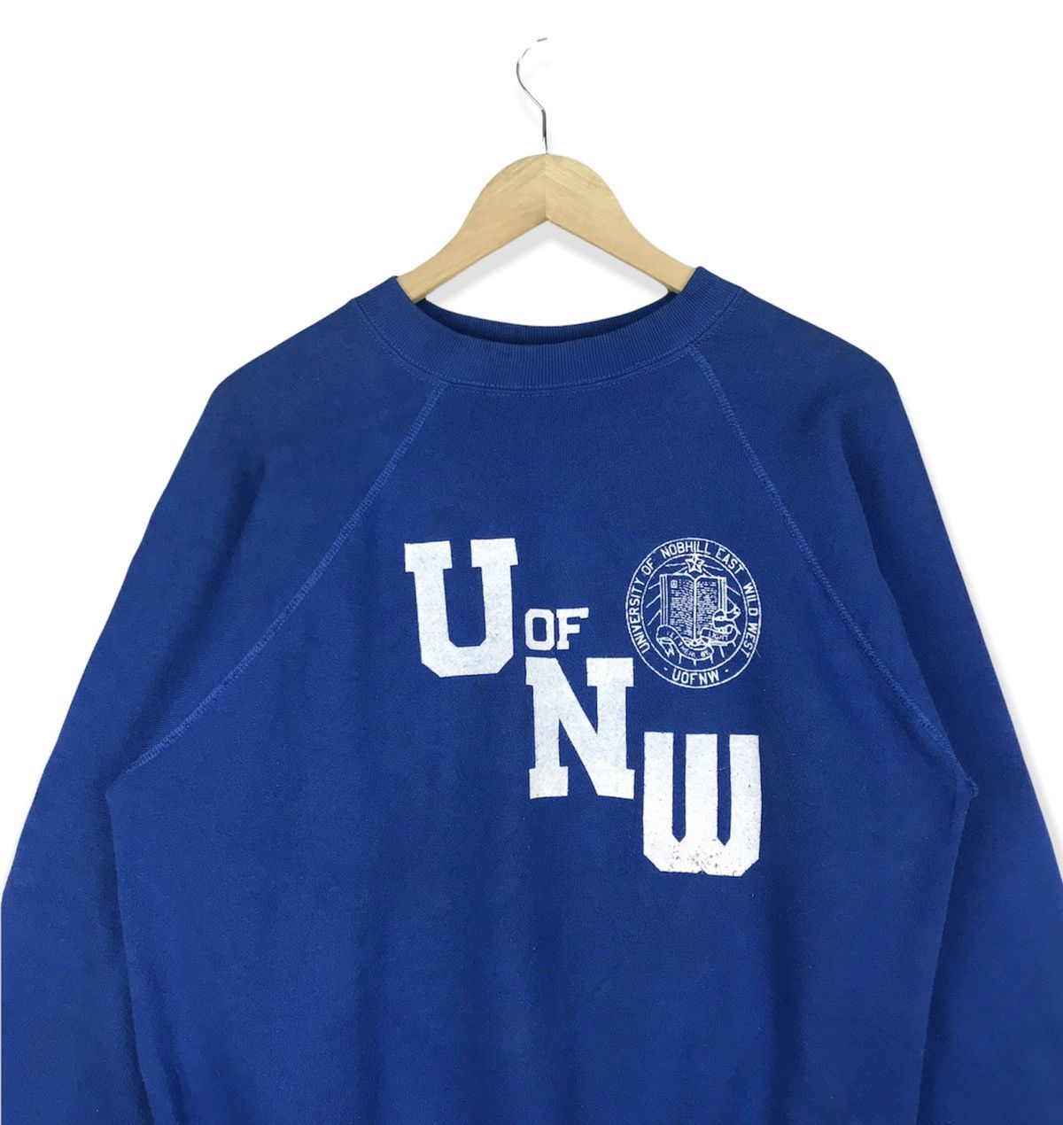 Vintage Vintage University Of Nobhill East Wild Sweatshirt Size US M / EU 48-50 / 2 - 2 Thumbnail