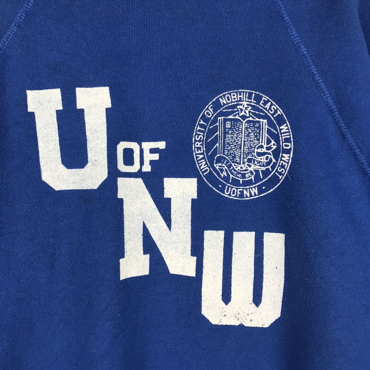 Vintage Vintage University Of Nobhill East Wild Sweatshirt Size US M / EU 48-50 / 2 - 6 Thumbnail