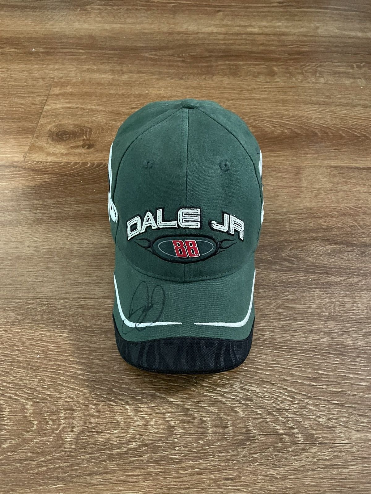 NASCAR × Signatures Y2K NASCAR Dale Earnhardt Jr. SIGNED Racer Hat Size ONE SIZE - 2 Thumbnail
