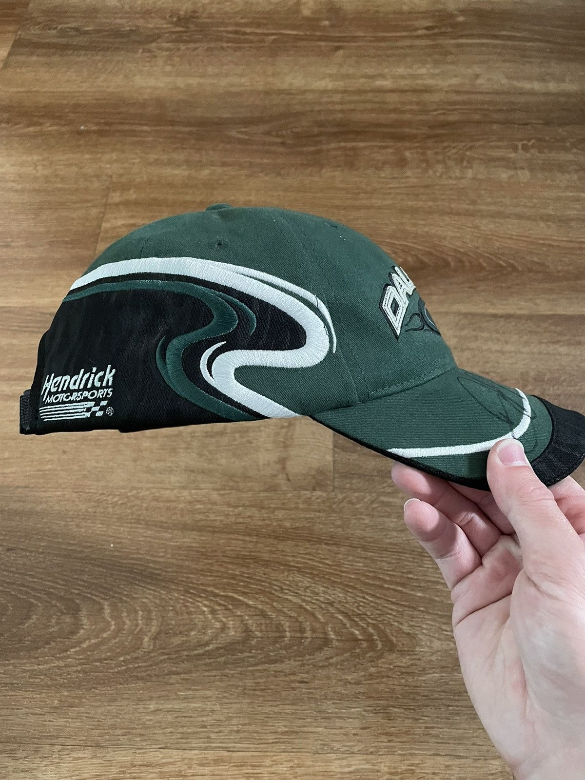 NASCAR × Signatures Y2K NASCAR Dale Earnhardt Jr. SIGNED Racer Hat Size ONE SIZE - 4 Thumbnail