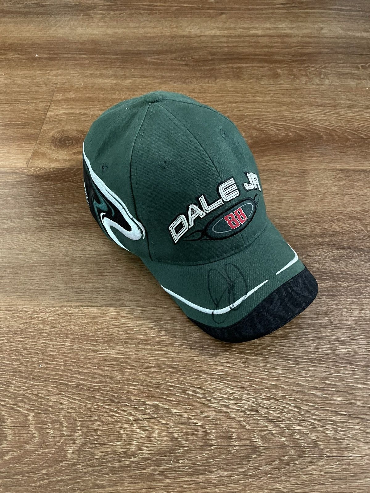 NASCAR × Signatures Y2K NASCAR Dale Earnhardt Jr. SIGNED Racer Hat Size ONE SIZE - 1 Thumbnail
