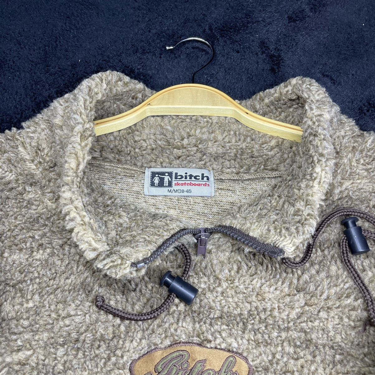 Vintage a40 vtg BITCH SKATEBOARD FLEECE canter logo HALF ZIP J Size US M / EU 48-50 / 2 - 11 Thumbnail
