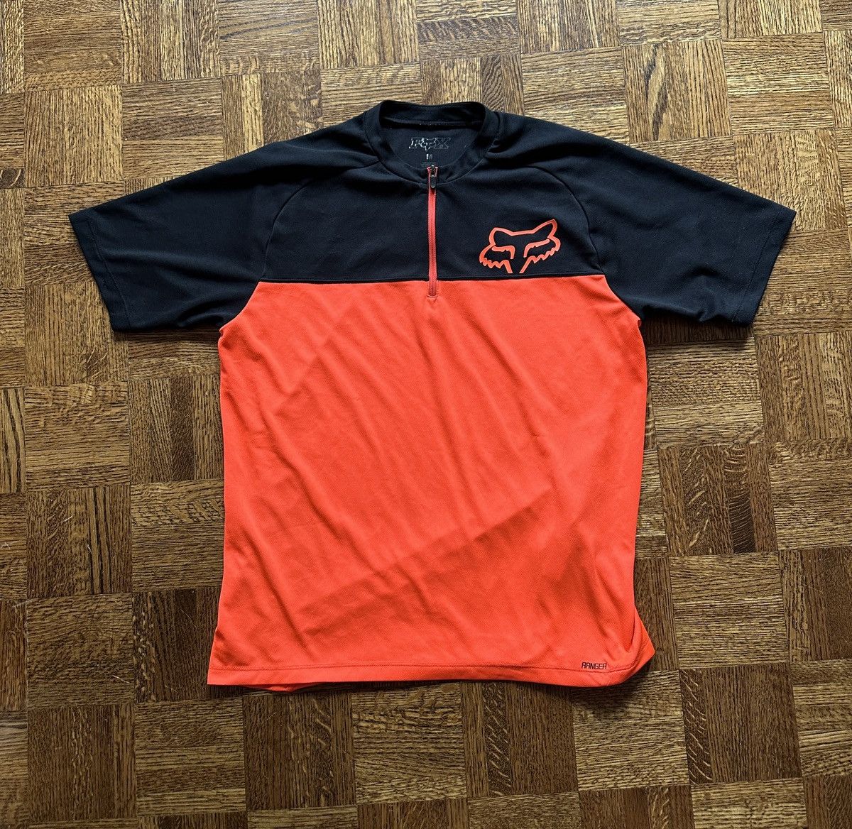 Fox Racing Y2K Fox Motorcross Racing Quarter Zip Tee Shirt Size US M / EU 48-50 / 2 - 1 Thumbnail