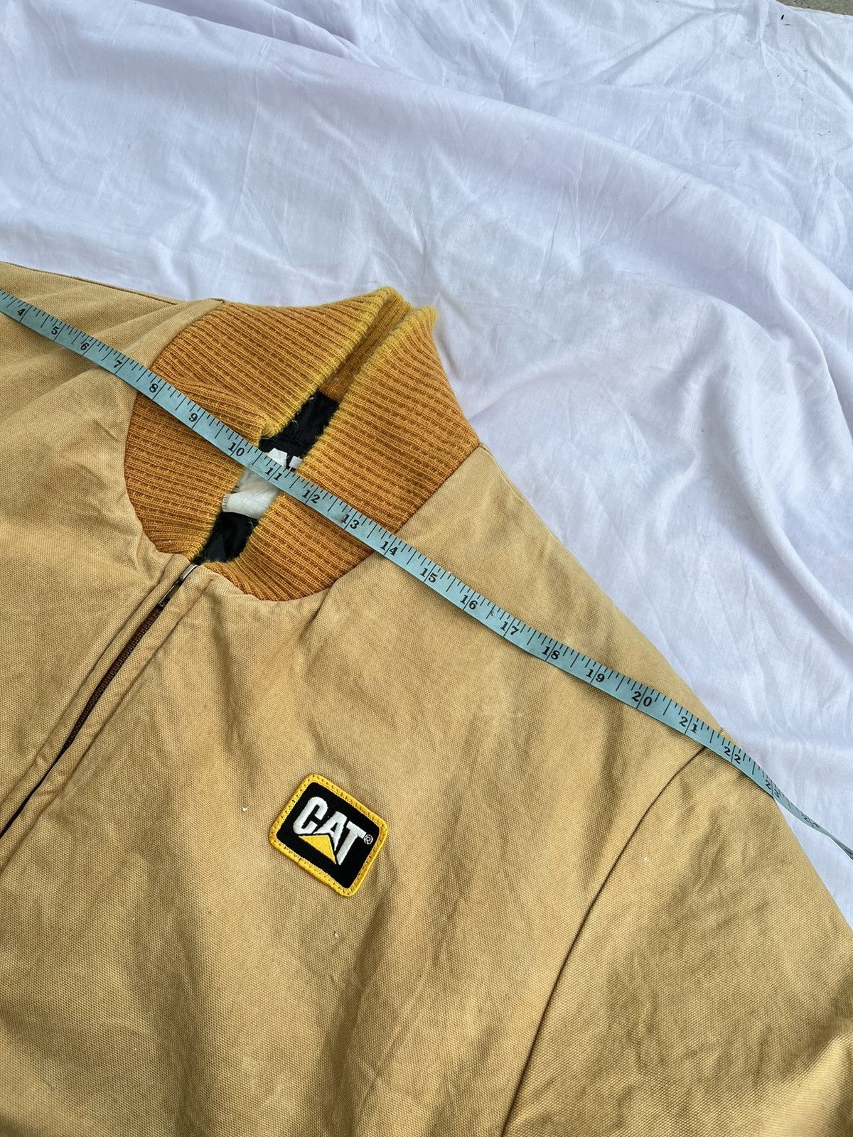 Carhartt (A69). VINTAGE CATERPILLAR DUCK CANVAS BOMBER JACKET Size US L / EU 52-54 / 3 - 13 Thumbnail