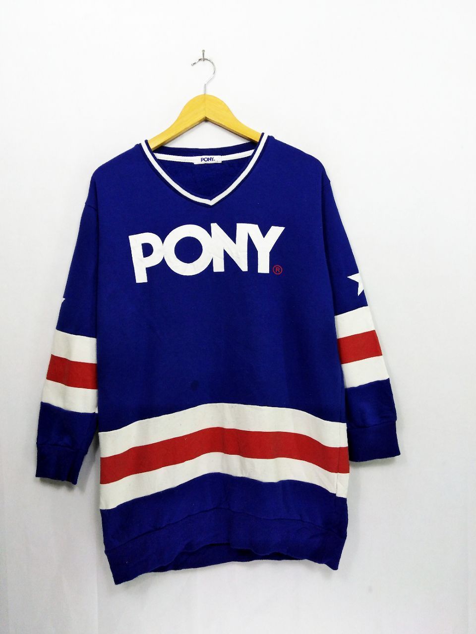 PONY BIG LOGO PONY SWEATSHIRT LIKE CAPTAIN AMERICA Size US L / EU 52-54 / 3 - 1 Thumbnail