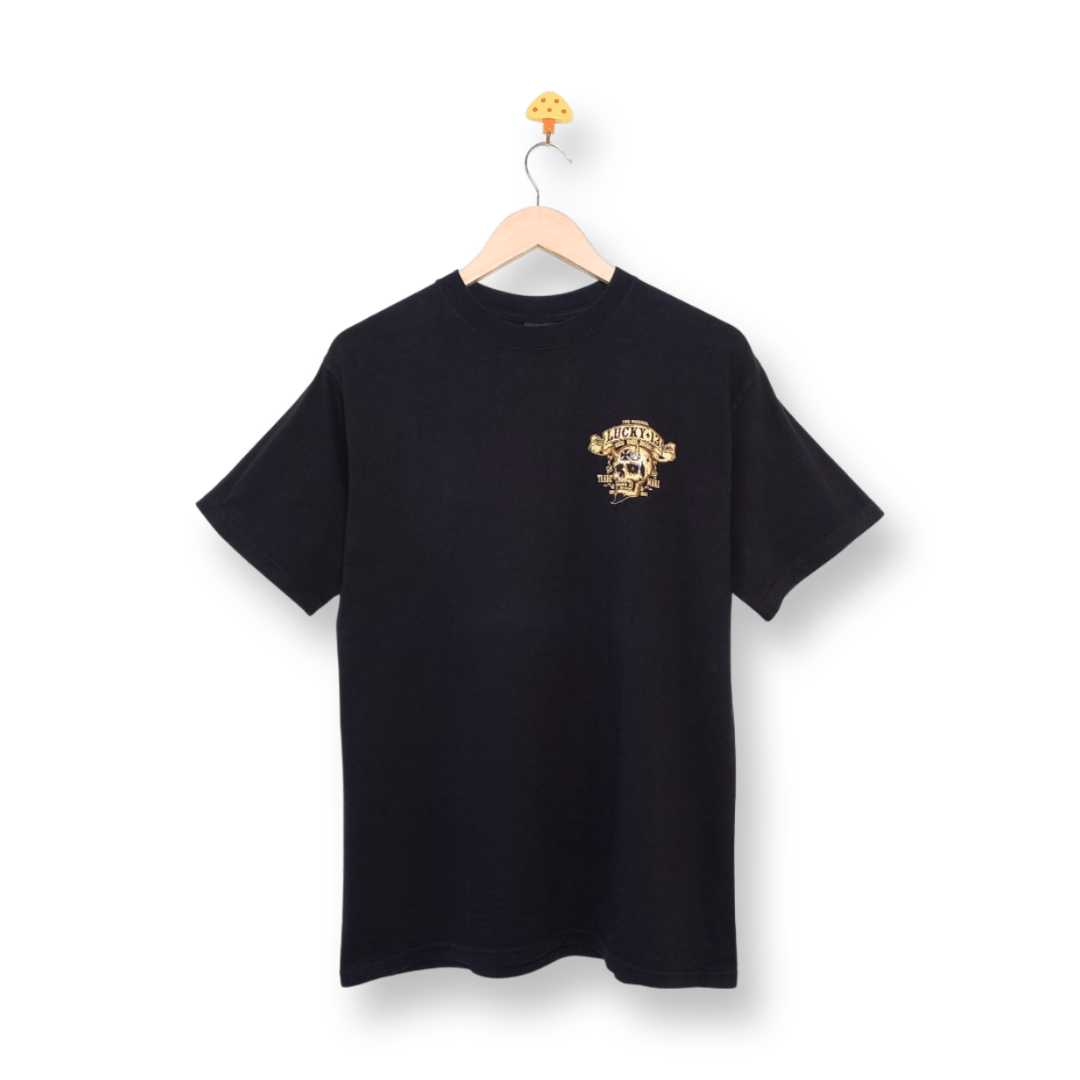 Vintage Lucky 13 Apparel Bikes Booze Broads Logo T-Shirt Vintage 90s Size US M / EU 48-50 / 2 - 2 Thumbnail