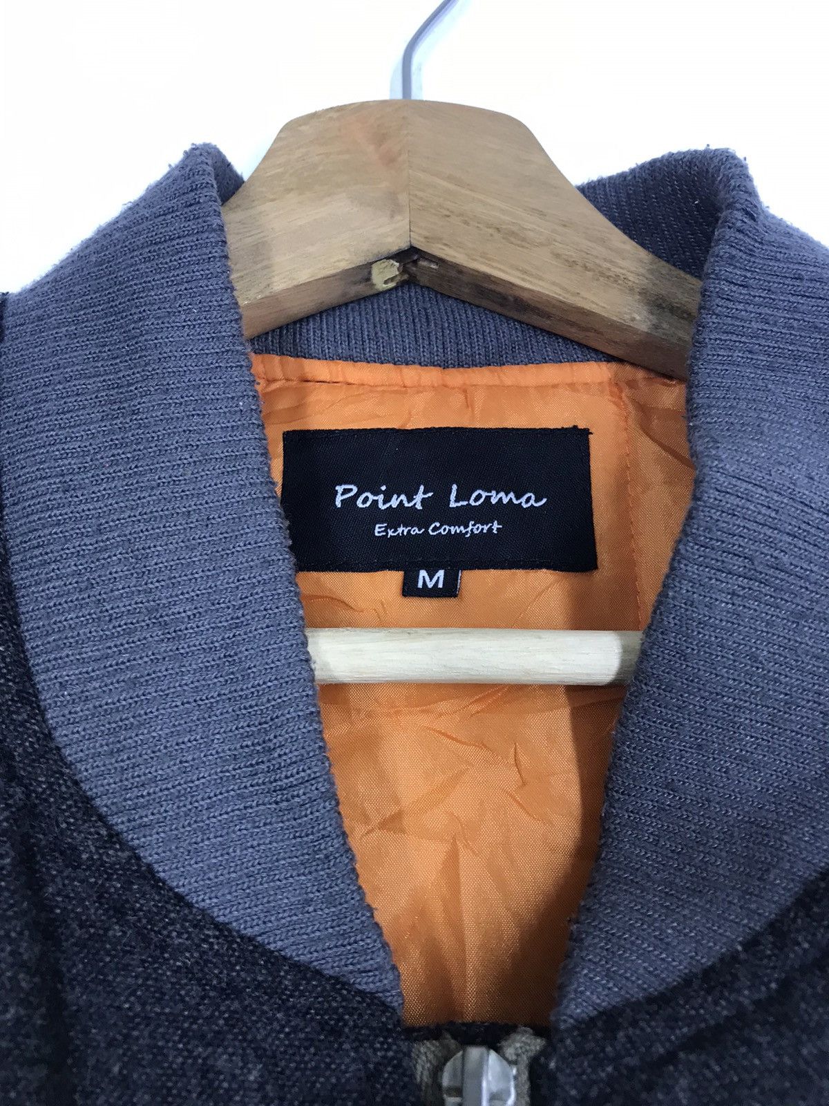 Japanese Brand Vintage Paint Loma Wool Bomber Jacket Size US M / EU 48-50 / 2 - 8 Thumbnail