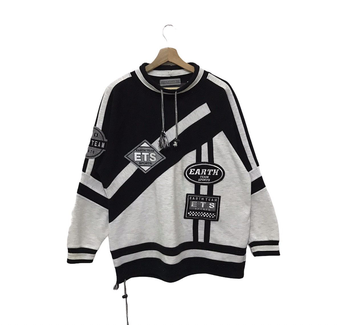 Japanese Brand × Sports Specialties Vintage ETS Earth Team Sport Racing Sweatshirt Two Tones Size US M / EU 48-50 / 2 - 2 Thumbnail
