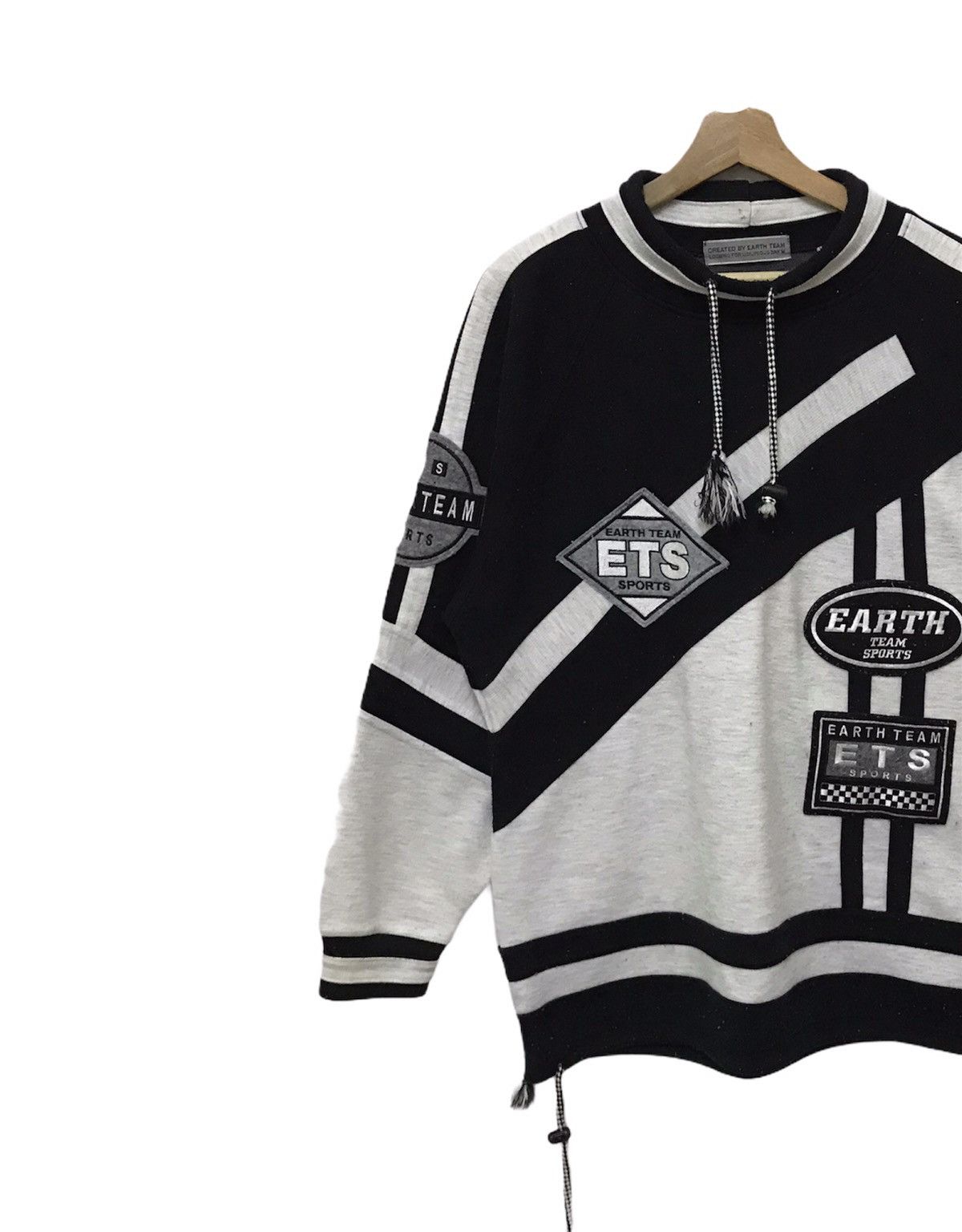 Japanese Brand × Sports Specialties Vintage ETS Earth Team Sport Racing Sweatshirt Two Tones Size US M / EU 48-50 / 2 - 4 Thumbnail