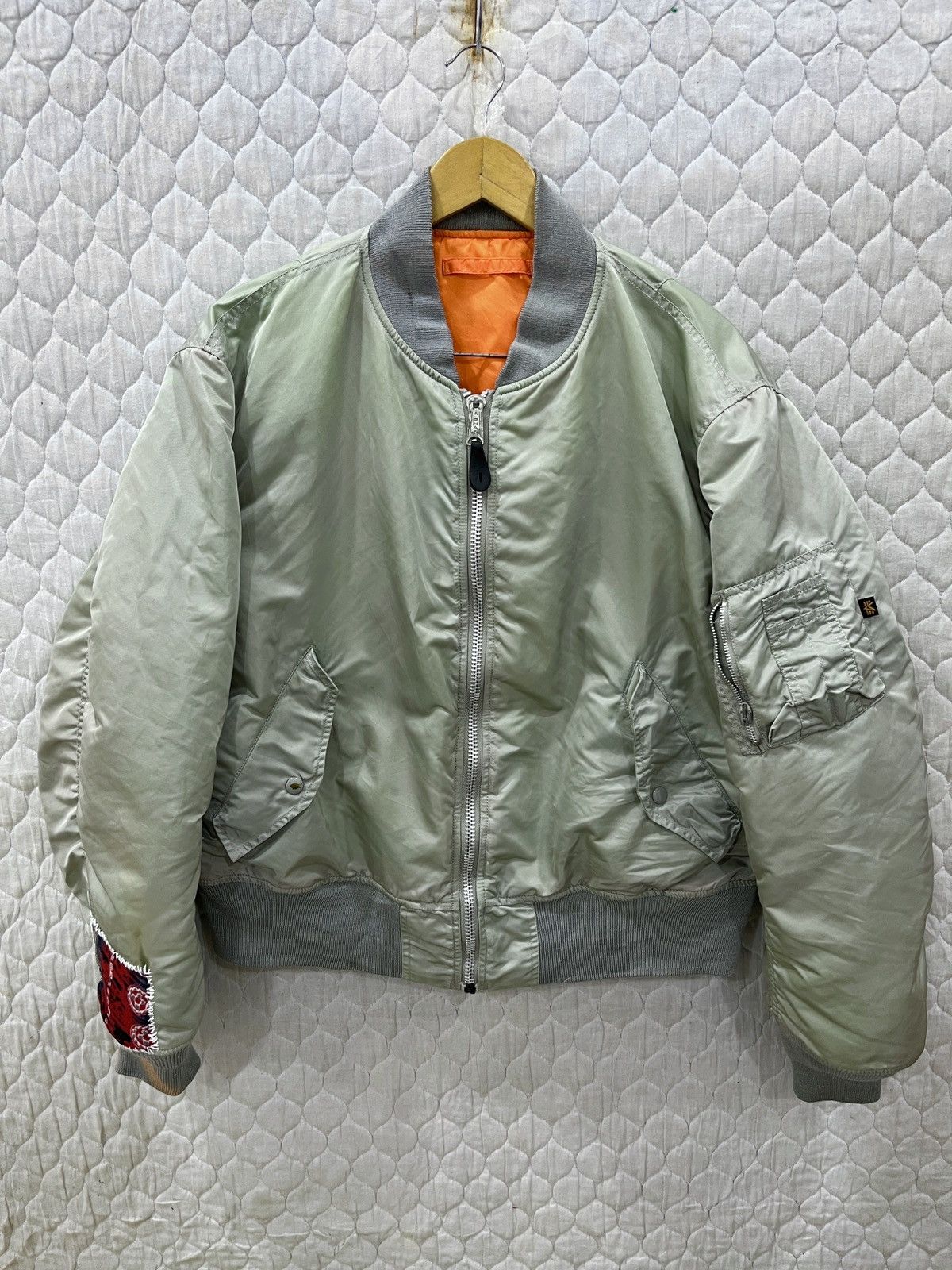 Alpha Industries (Uuu). ALPHA INDUSTRIES MA-1 BOMBER JACKET Size US L / EU 52-54 / 3 - 1 Thumbnail