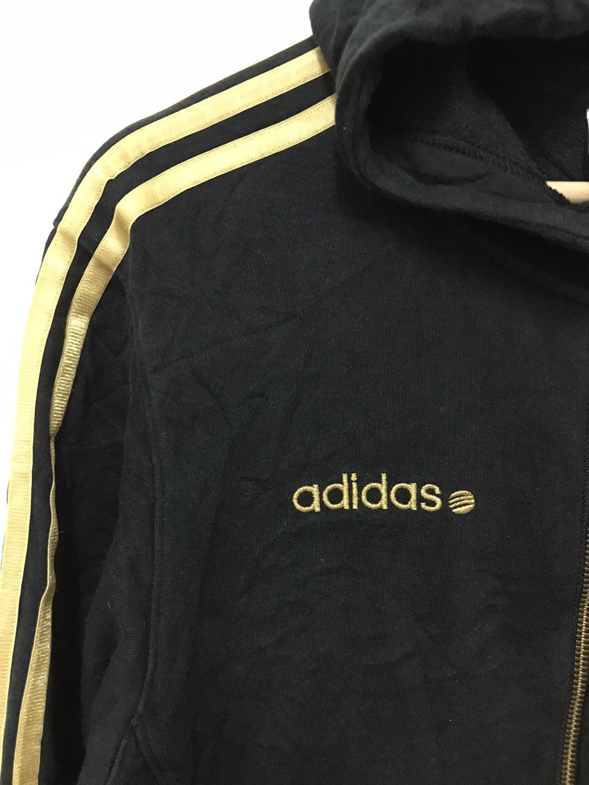 Adidas × Japanese Brand Vintage Adidas Trefoil Sweater Hoodie Big Logo Size US M / EU 48-50 / 2 - 4 Thumbnail