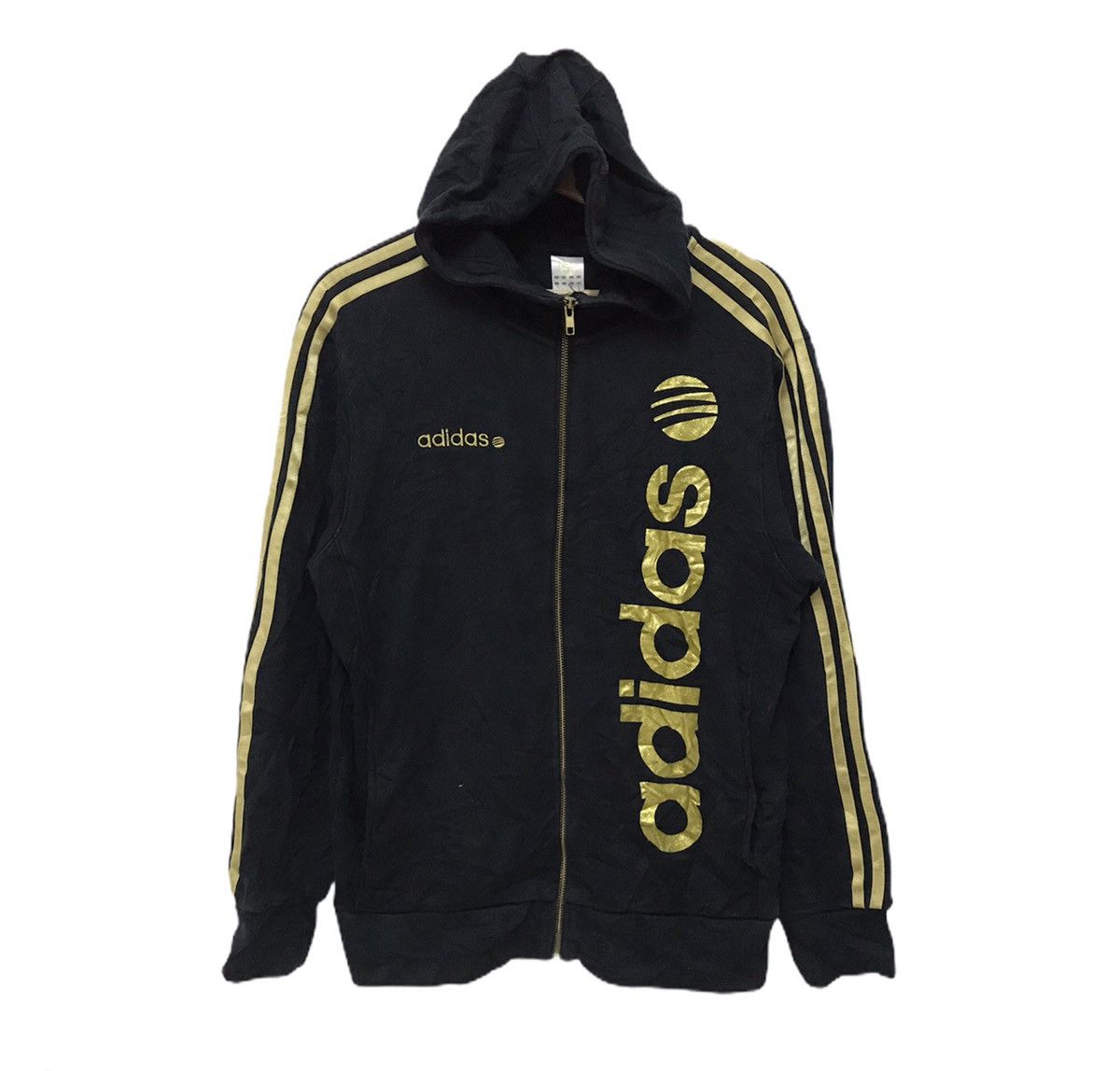 Adidas × Japanese Brand Vintage Adidas Trefoil Sweater Hoodie Big Logo Size US M / EU 48-50 / 2 - 1 Thumbnail