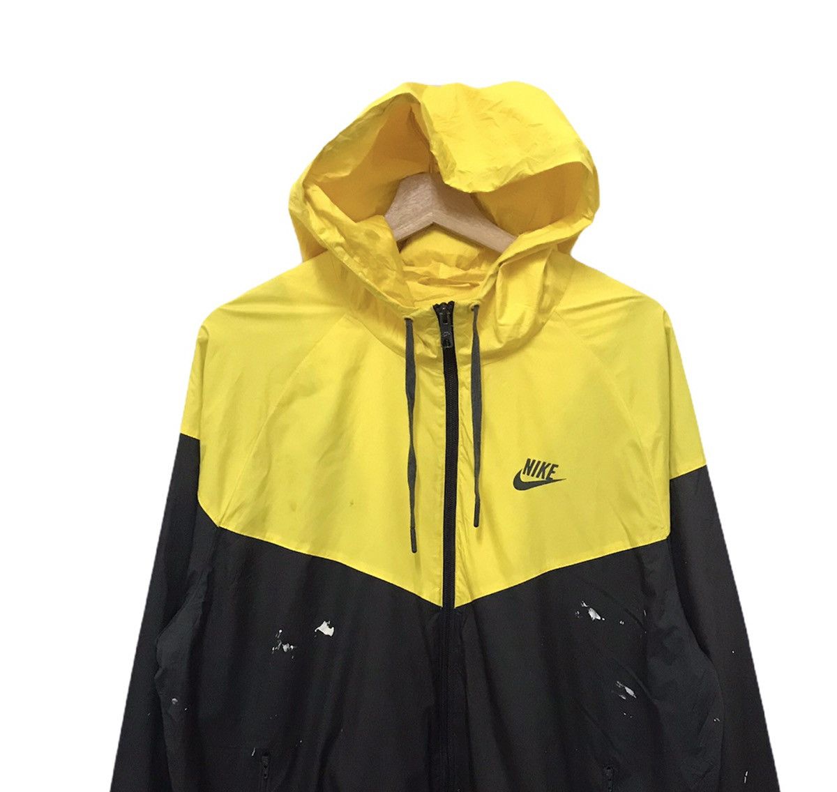 Nike Nike Hoodie Windbreaker Paint Splashed Size US XL / EU 56 / 4 - 3 Thumbnail