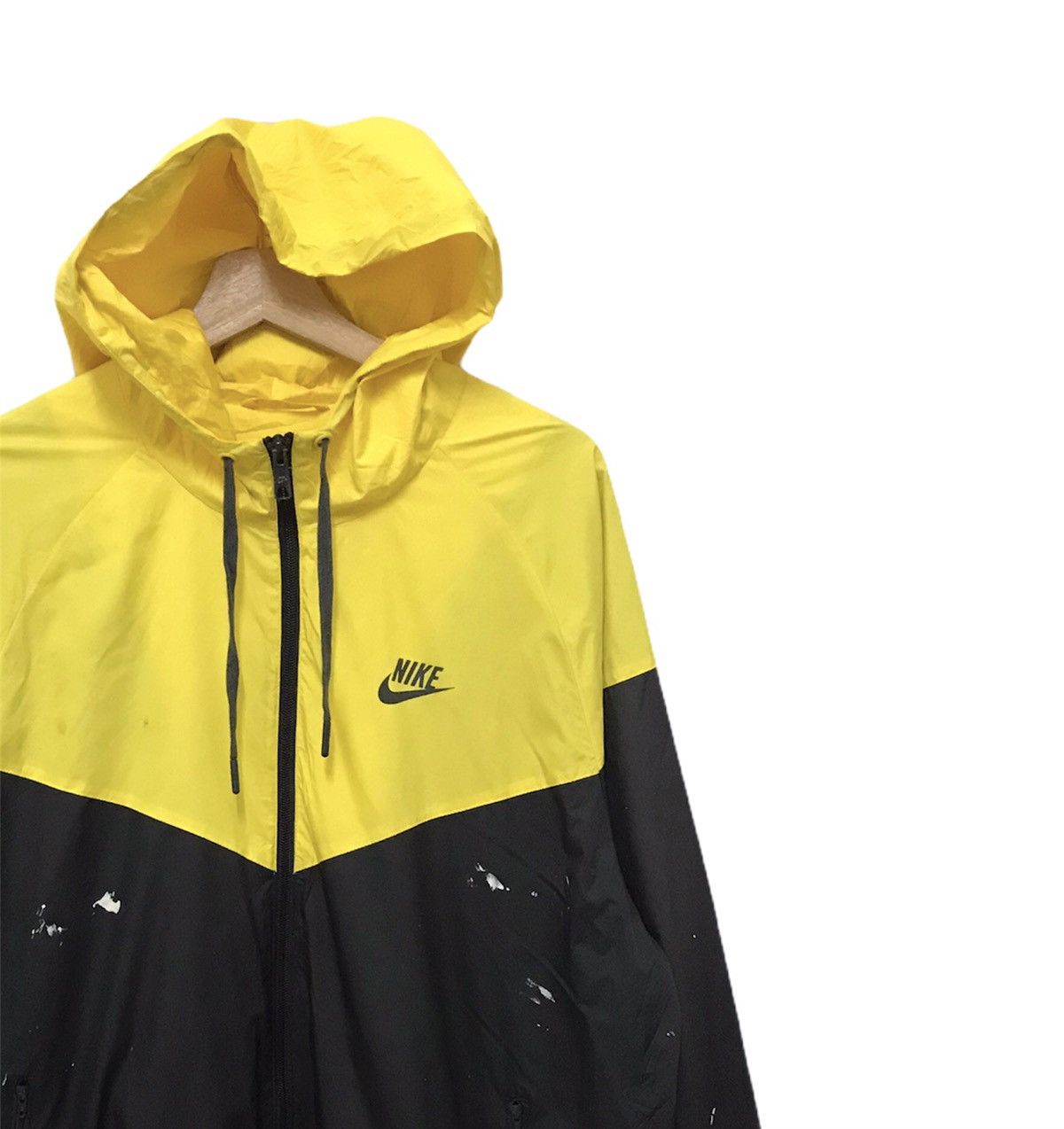 Nike Nike Hoodie Windbreaker Paint Splashed Size US XL / EU 56 / 4 - 2 Thumbnail