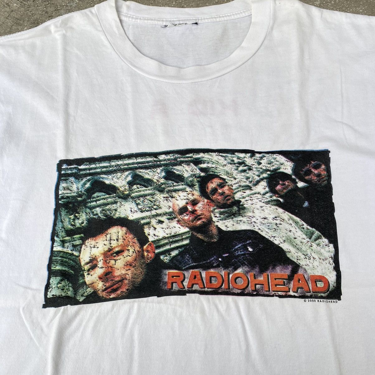 Band Tees Vintage bootleg Radiohead kid a tee Size US L / EU 52-54 / 3 - 3 Thumbnail