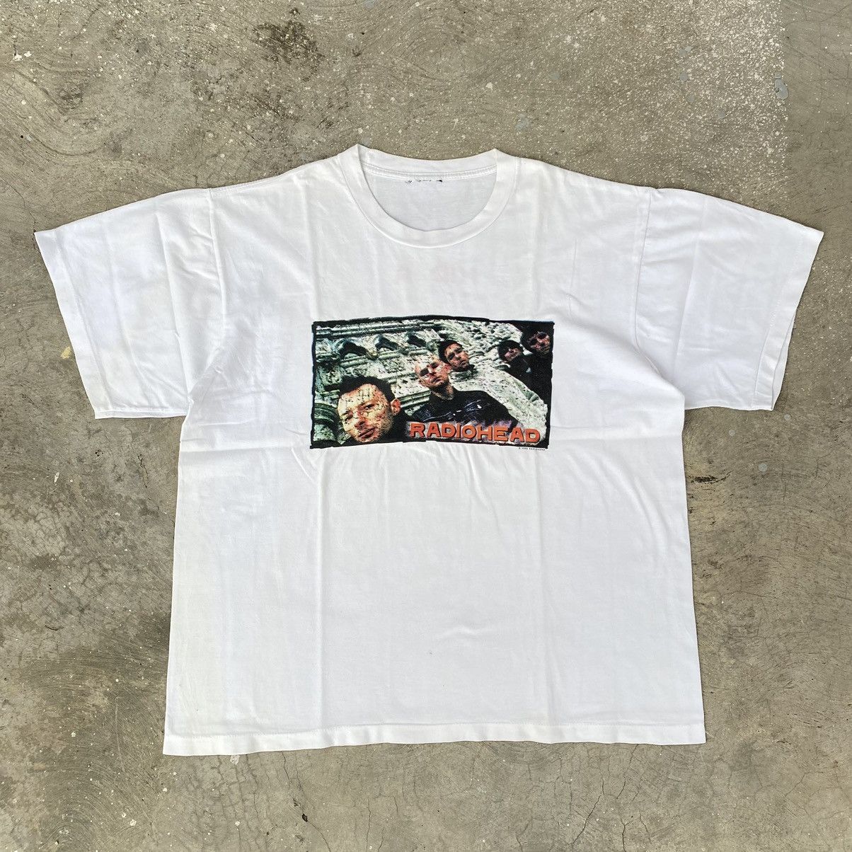 Band Tees Vintage bootleg Radiohead kid a tee Size US L / EU 52-54 / 3 - 1 Thumbnail