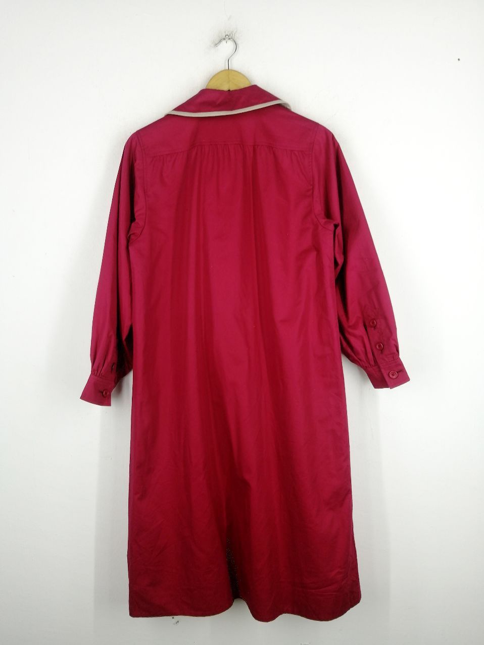 Vintage × Yves Saint Laurent Yves Saint Laurent Red Long Jacket Size US M / EU 48-50 / 2 - 5 Thumbnail