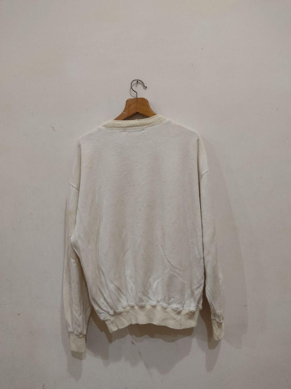 Playboy × Vintage Vintage Playboy Logo White Sweatshirt Size US L / EU 52-54 / 3 - 3 Thumbnail