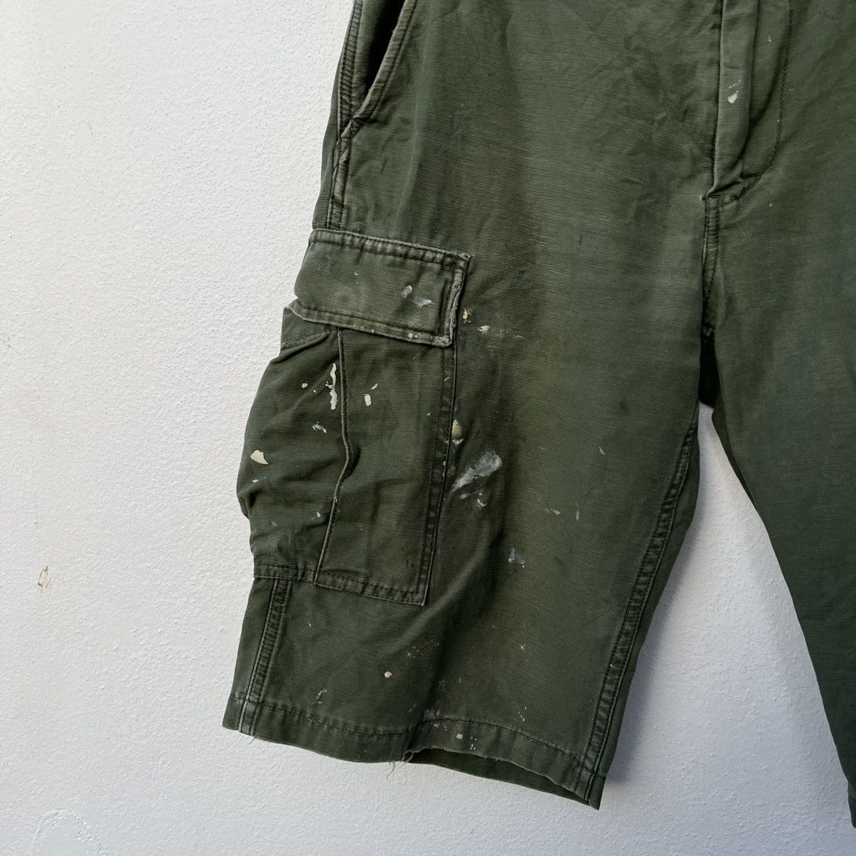 Avirex VINTAGE CARGO PARACHUTE BIKER SHORT PANTS AVIREX USA Size US 32 / EU 48 - 4 Thumbnail