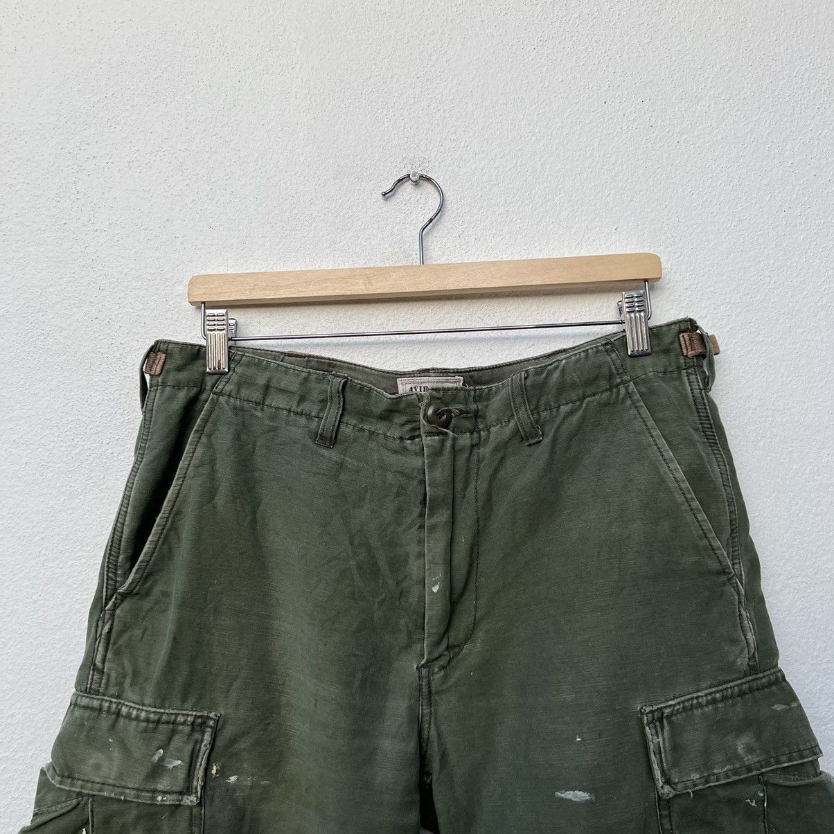 Avirex VINTAGE CARGO PARACHUTE BIKER SHORT PANTS AVIREX USA Size US 32 / EU 48 - 6 Thumbnail