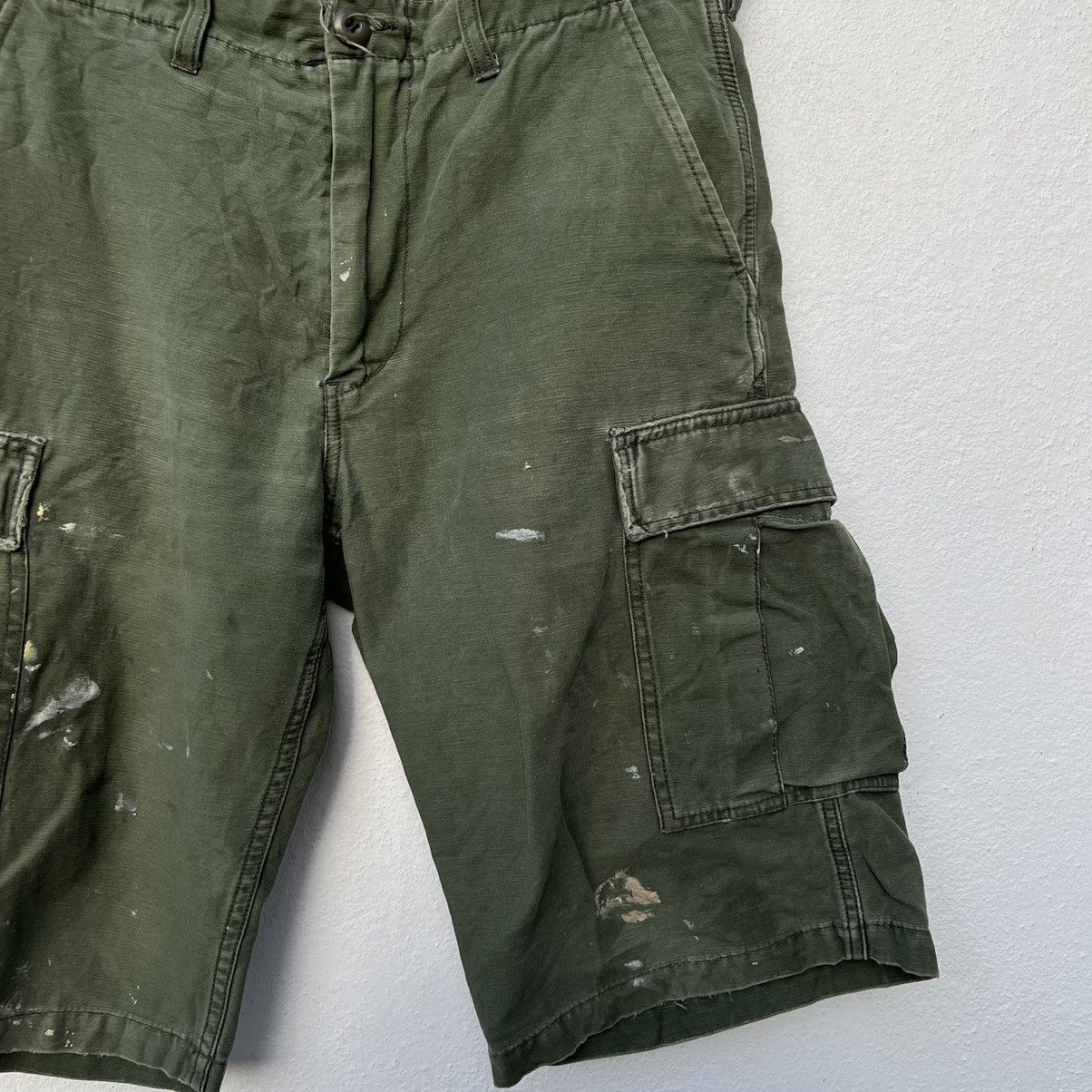 Avirex VINTAGE CARGO PARACHUTE BIKER SHORT PANTS AVIREX USA Size US 32 / EU 48 - 5 Thumbnail