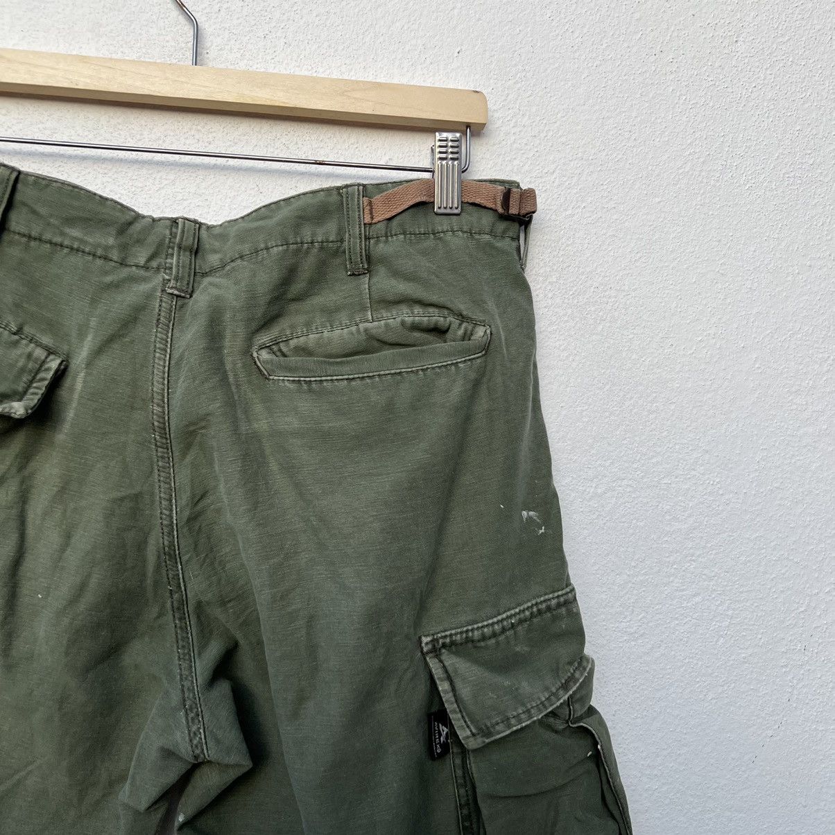 Avirex VINTAGE CARGO PARACHUTE BIKER SHORT PANTS AVIREX USA Size US 32 / EU 48 - 9 Thumbnail