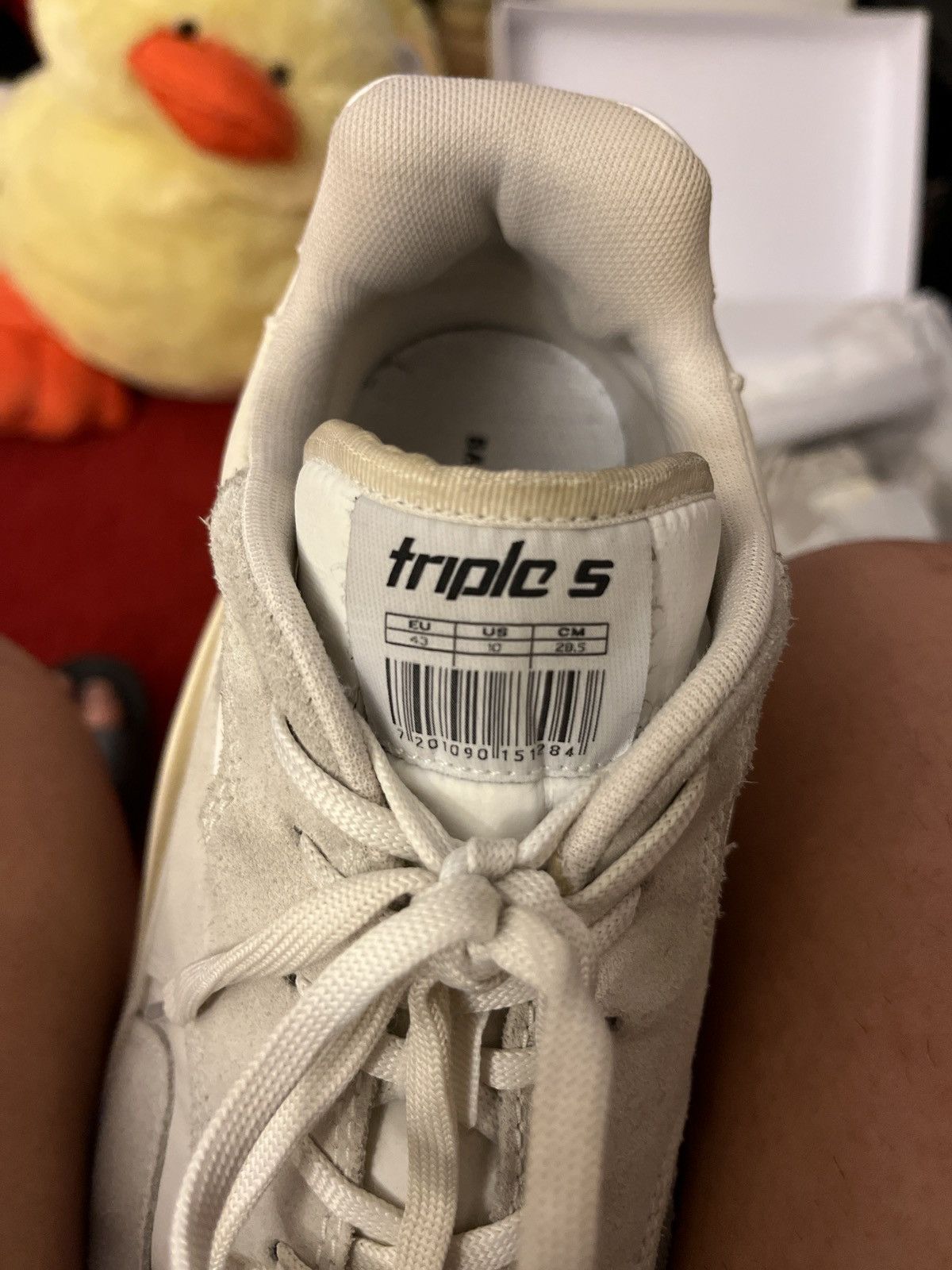 Balenciaga Balenciaga Triple S White Ecru Size US 10 / EU 43 - 8 Thumbnail