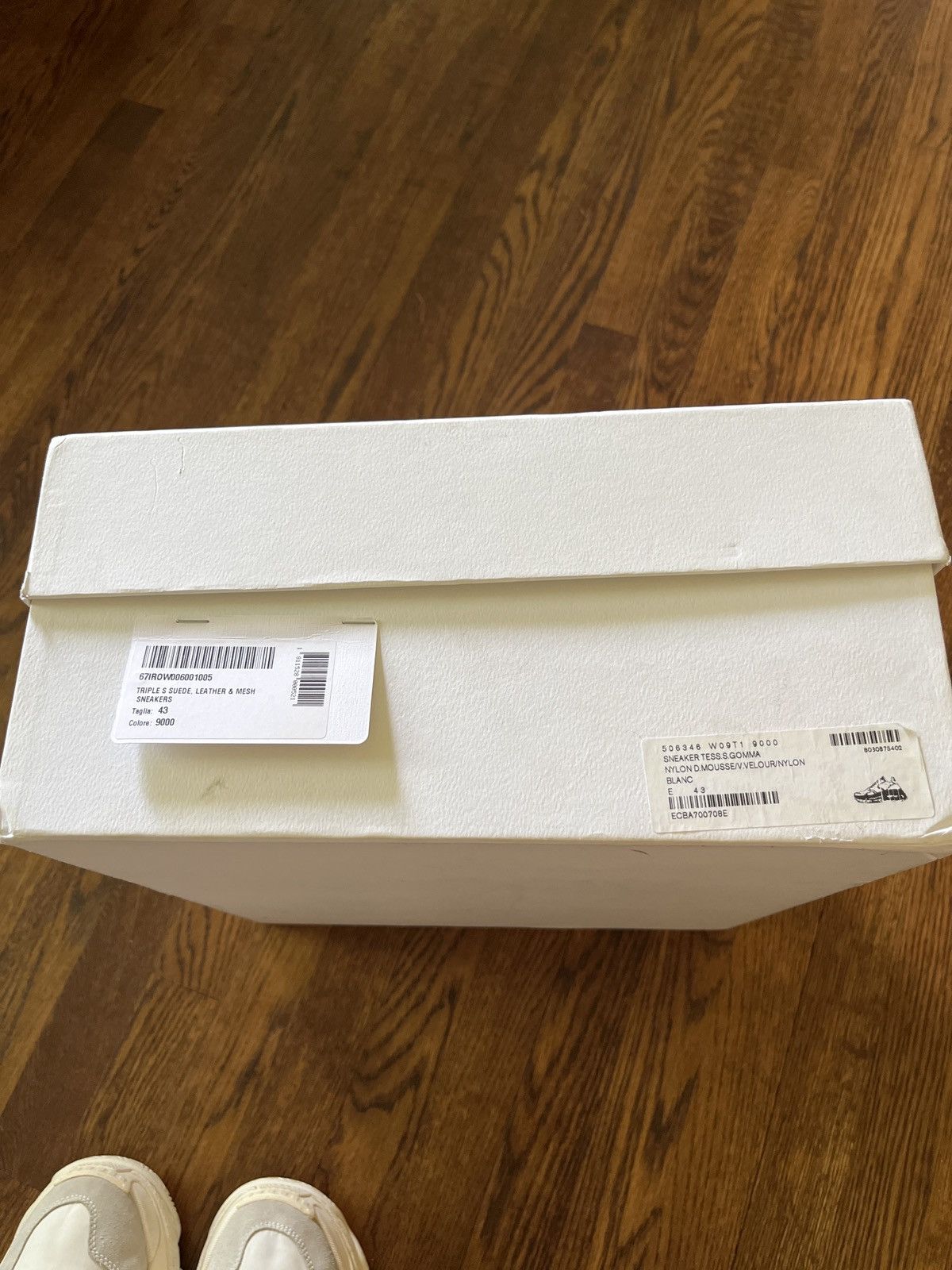 Balenciaga Balenciaga Triple S White Ecru Size US 10 / EU 43 - 6 Thumbnail