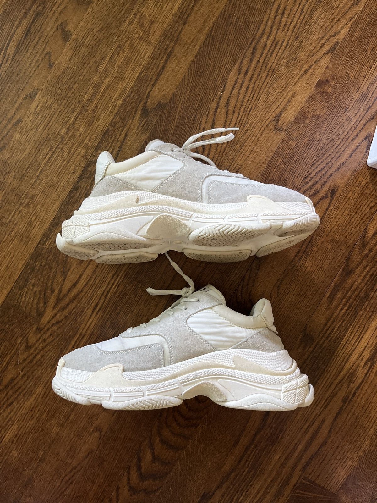 Balenciaga Balenciaga Triple S White Ecru Size US 10 / EU 43 - 3 Thumbnail