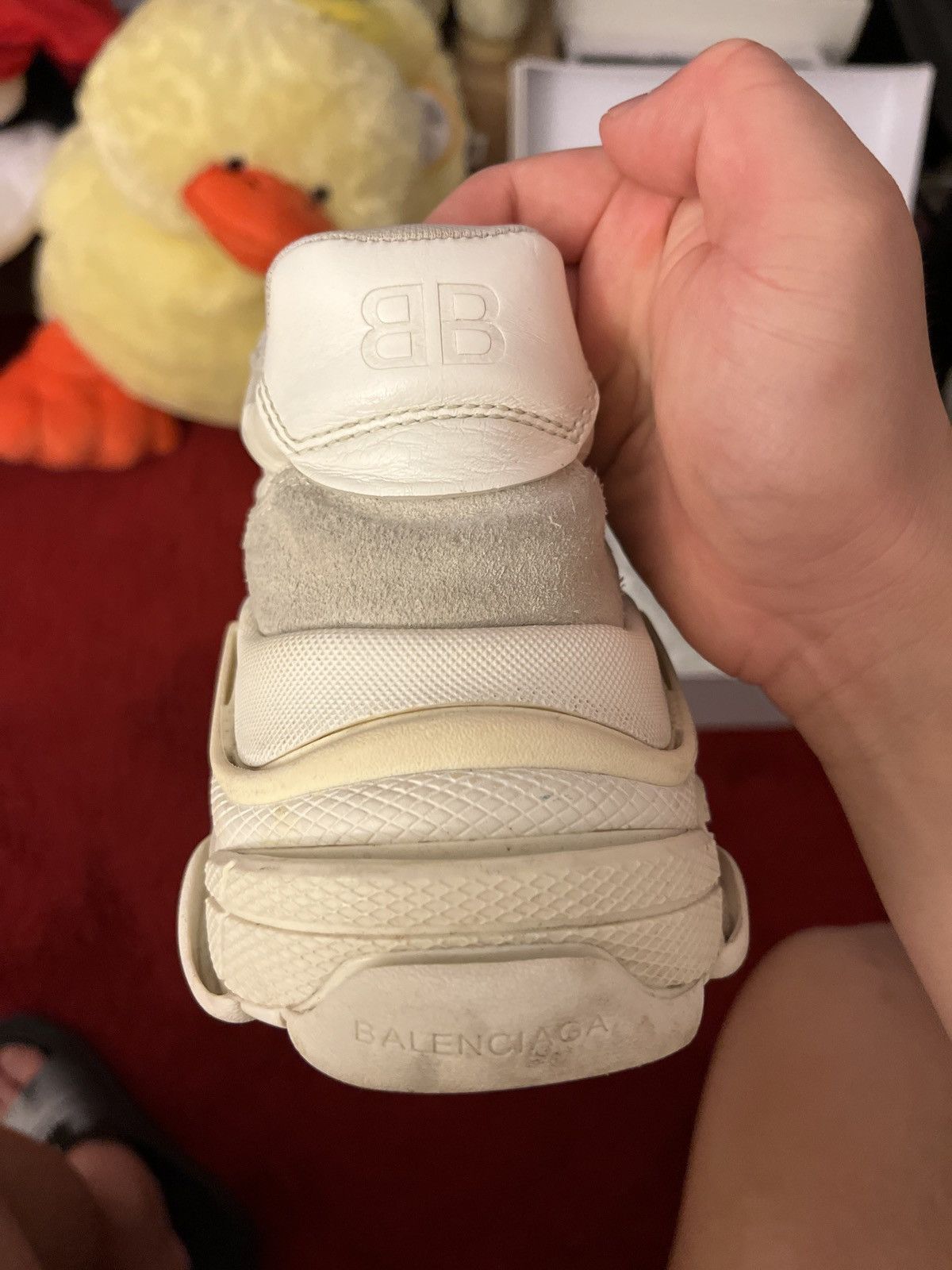 Balenciaga Balenciaga Triple S White Ecru Size US 10 / EU 43 - 9 Thumbnail