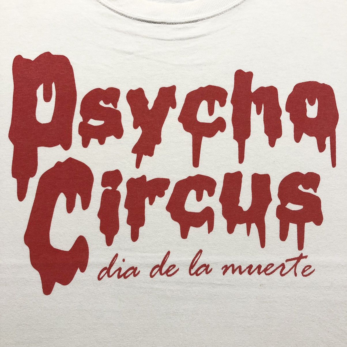 Vintage Rare‼️🔥Vintage Distress Psycho Circus Big SpellOut T-Shirt Size US M / EU 48-50 / 2 - 4 Thumbnail