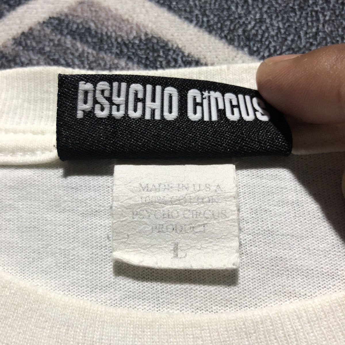 Vintage Rare‼️🔥Vintage Distress Psycho Circus Big SpellOut T-Shirt Size US M / EU 48-50 / 2 - 8 Thumbnail