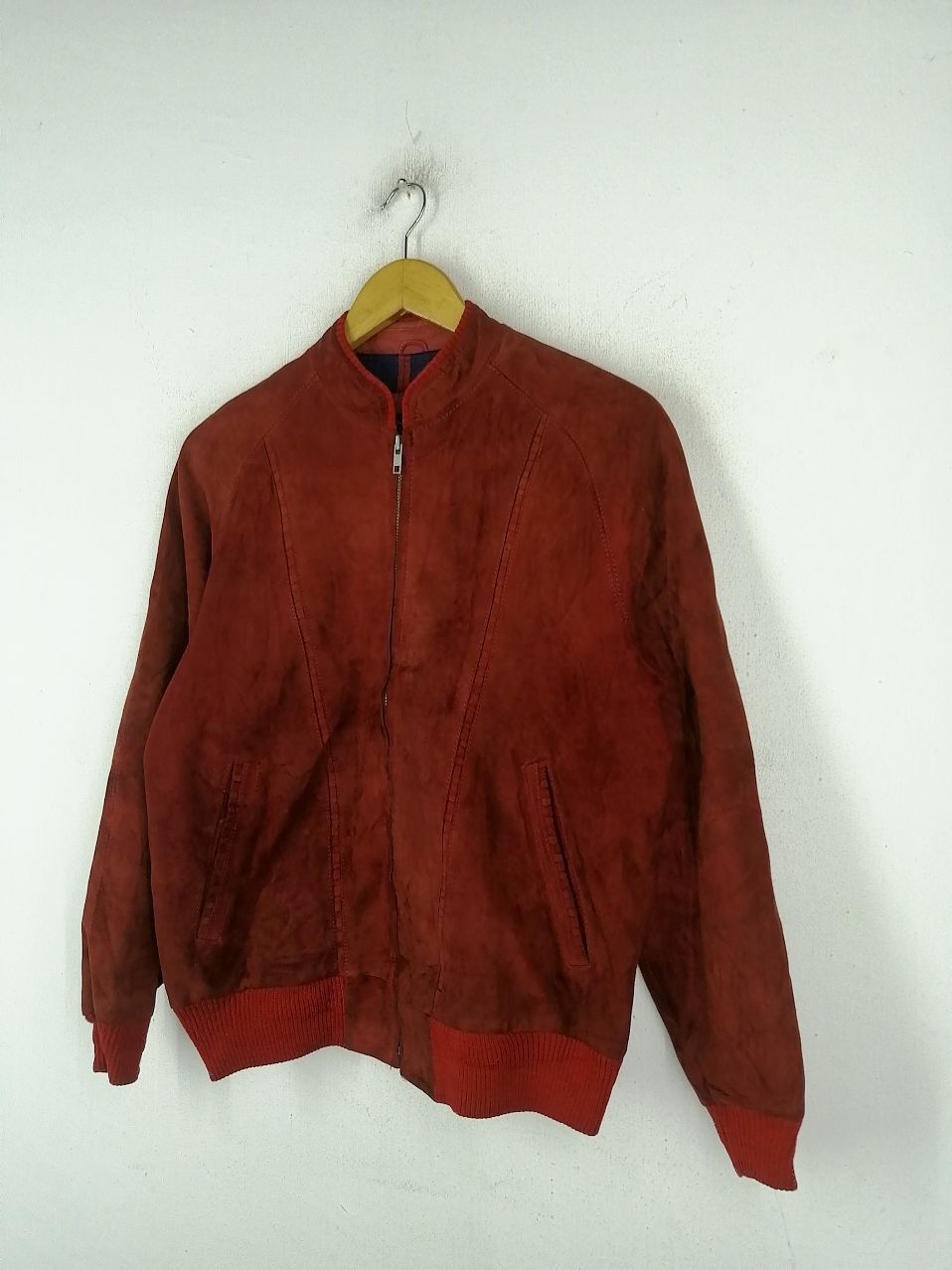 Japanese Brand × Vintage Vintage Vic Menswear Red Leather Jacket Size US M / EU 48-50 / 2 - 2 Thumbnail