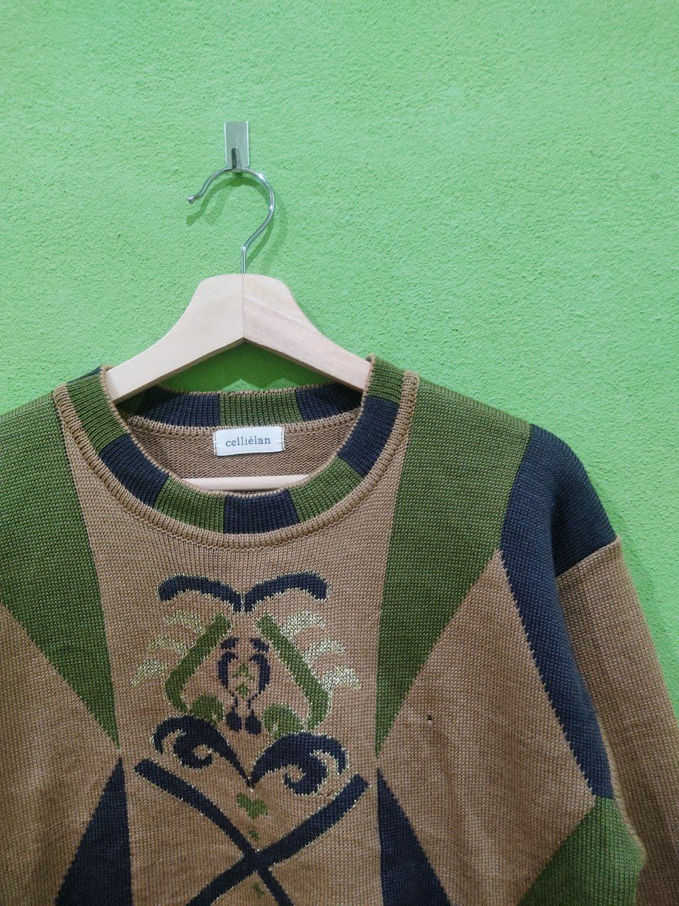 Japanese Brand × Vintage Vintage Cellielan Knitwear Size US M / EU 48-50 / 2 - 2 Thumbnail