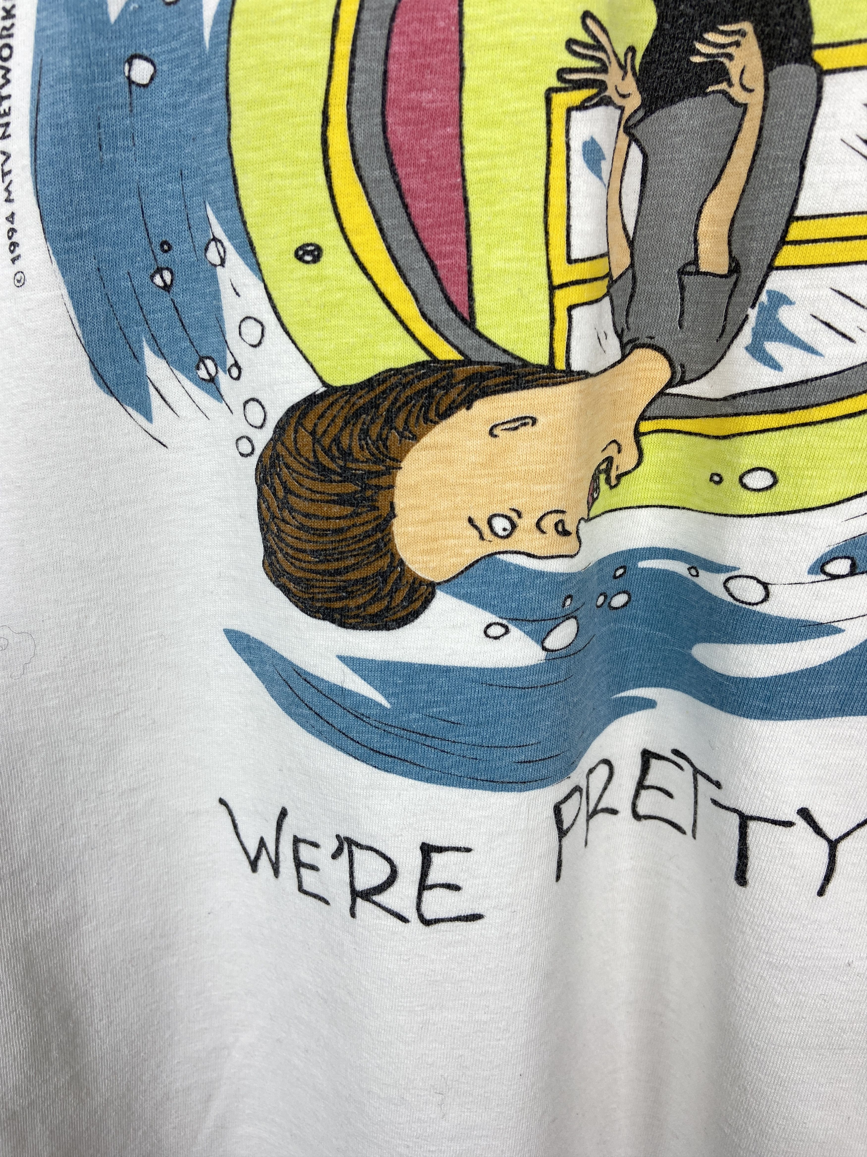 Vintage 90s Vintage Beavis And Butthead Cartoon Graphic T Shirt Size US L / EU 52-54 / 3 - 10 Thumbnail