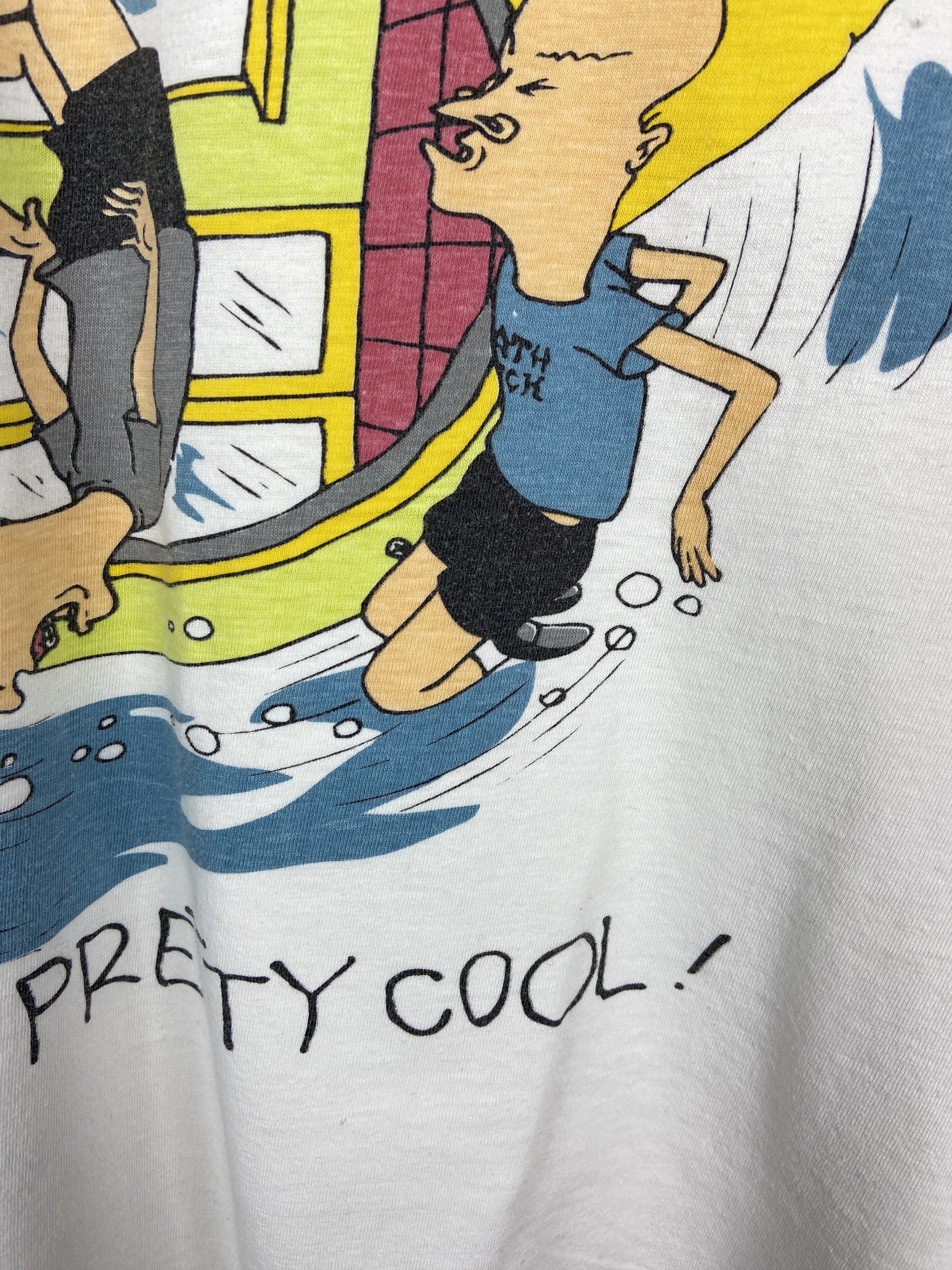 Vintage 90s Vintage Beavis And Butthead Cartoon Graphic T Shirt Size US L / EU 52-54 / 3 - 8 Thumbnail