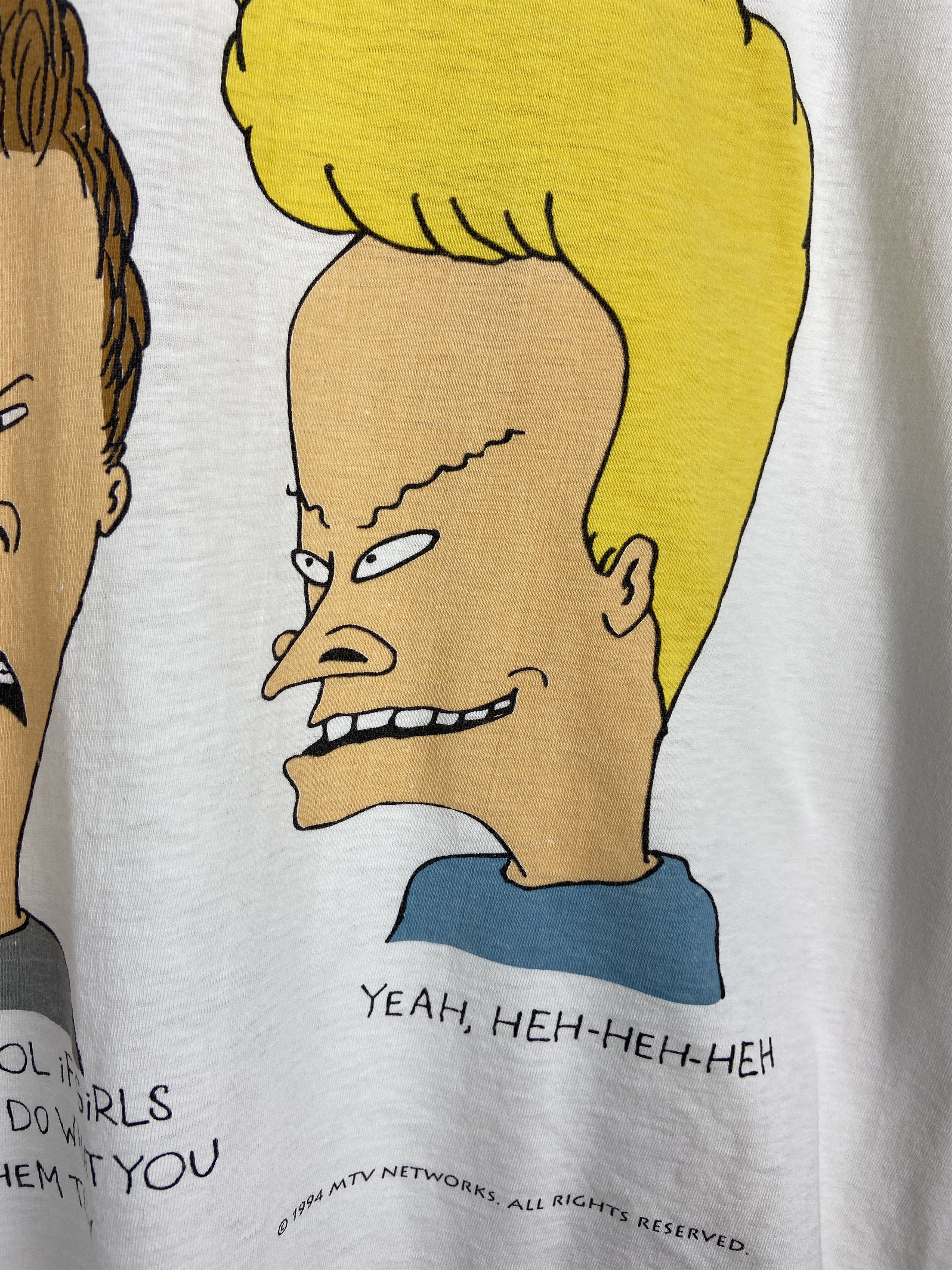 Vintage 90s Vintage Beavis And Butthead Cartoon Graphic T Shirt Size US L / EU 52-54 / 3 - 11 Thumbnail