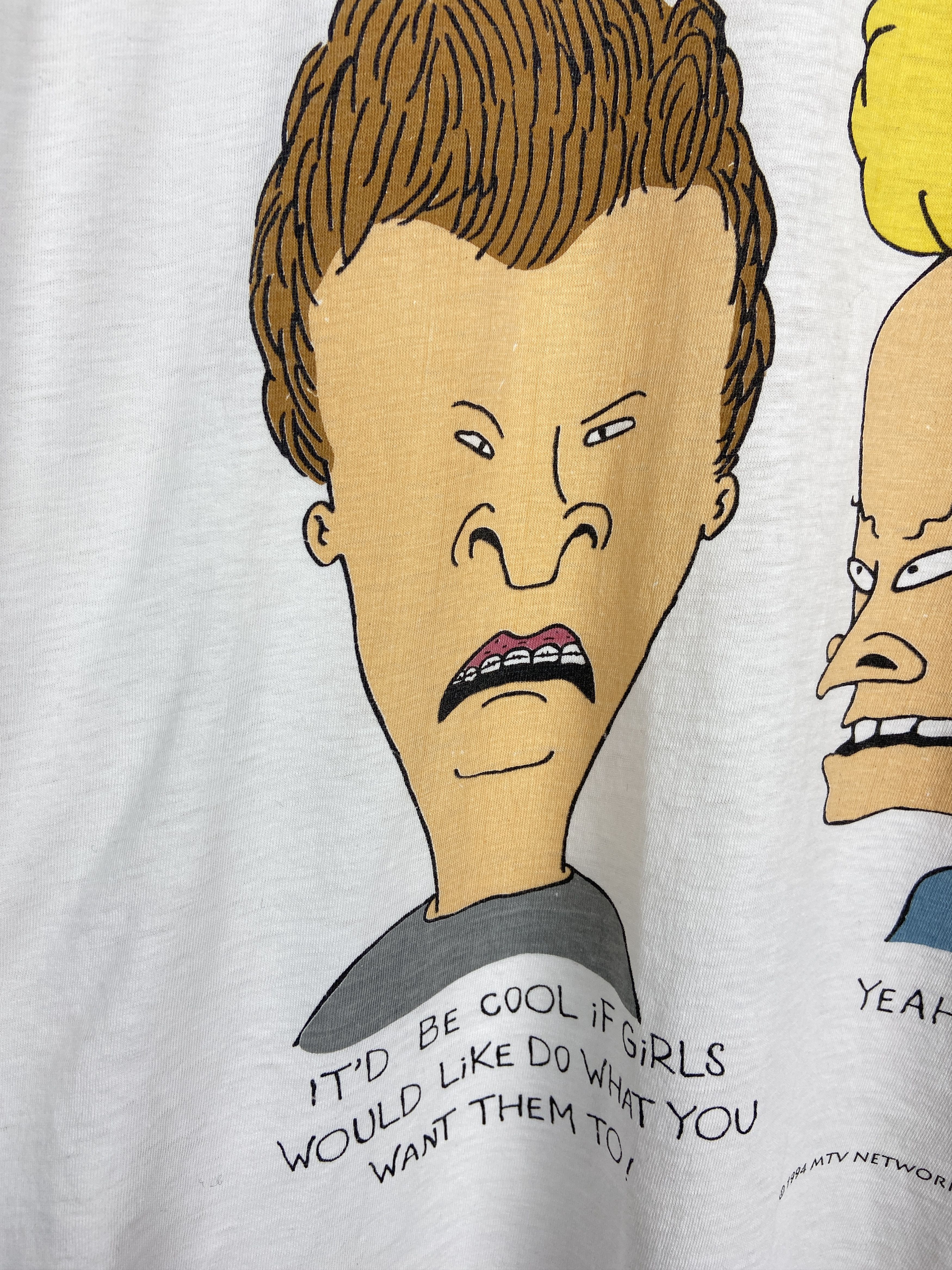 Vintage 90s Vintage Beavis And Butthead Cartoon Graphic T Shirt Size US L / EU 52-54 / 3 - 10 Thumbnail