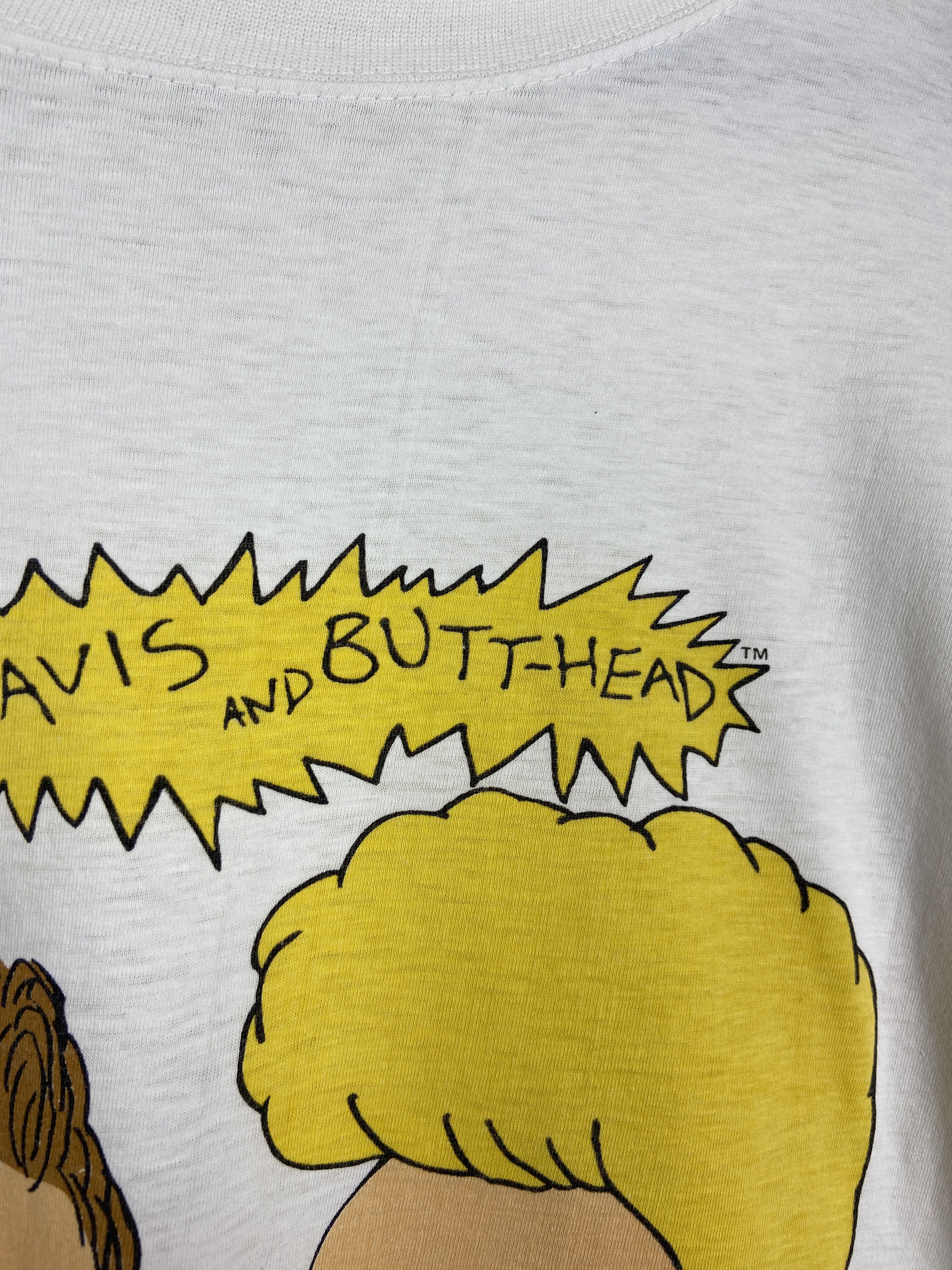 Vintage 90s Vintage Beavis And Butthead Cartoon Graphic T Shirt Size US L / EU 52-54 / 3 - 9 Thumbnail