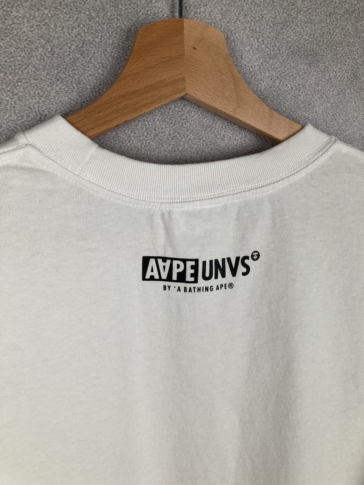 Aape Aape Unvs White Oversized Tee Now Streetwear Graphic Size US L / EU 52-54 / 3 - 6 Thumbnail