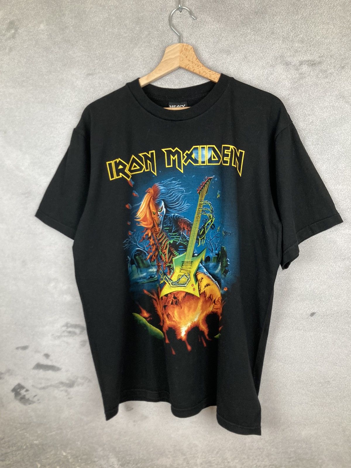 Band Tees × Iron Maiden Vintage Iron Maiden Heavy Metal Rock Band Tee Graphic Size US L / EU 52-54 / 3 - 2 Thumbnail