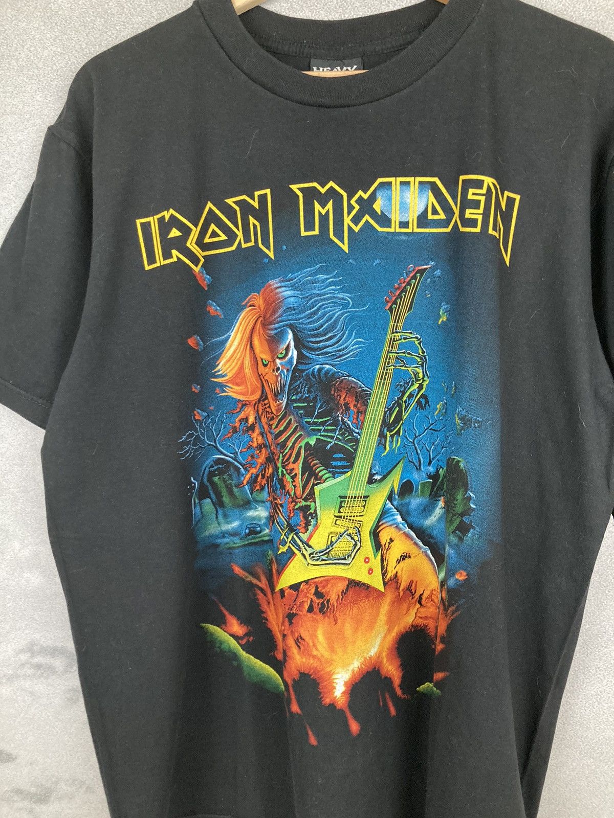 Band Tees × Iron Maiden Vintage Iron Maiden Heavy Metal Rock Band Tee Graphic Size US L / EU 52-54 / 3 - 3 Thumbnail