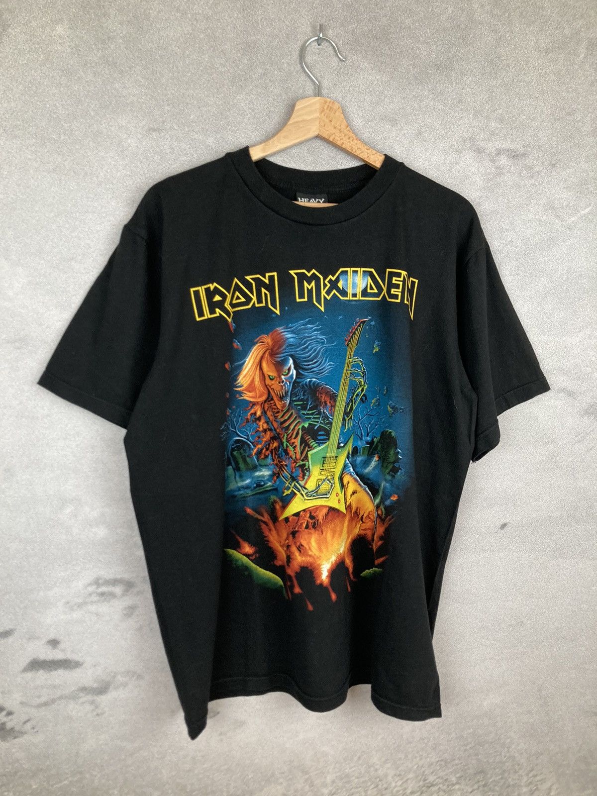 Band Tees × Iron Maiden Vintage Iron Maiden Heavy Metal Rock Band Tee Graphic Size US L / EU 52-54 / 3 - 4 Thumbnail