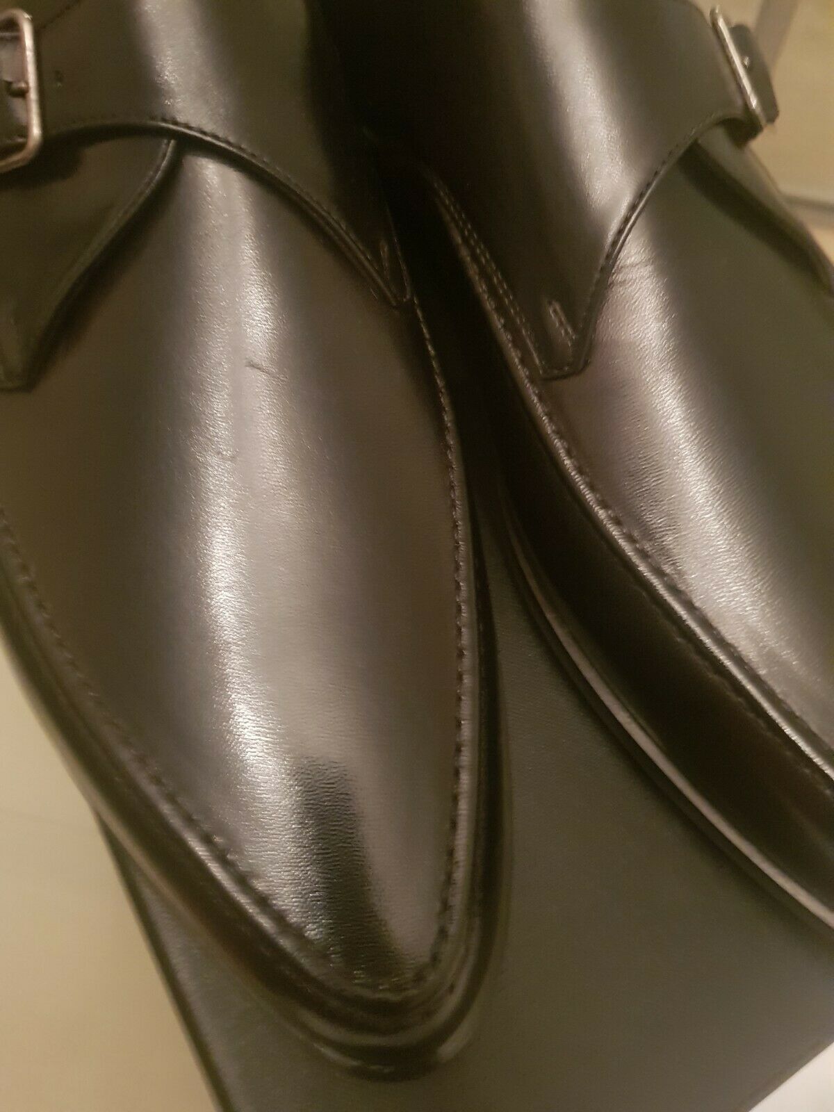 Saint Laurent Paris Saint Laurent Monk Strap Shoes EU 44 Size US 11 / EU 44 - 2 Thumbnail