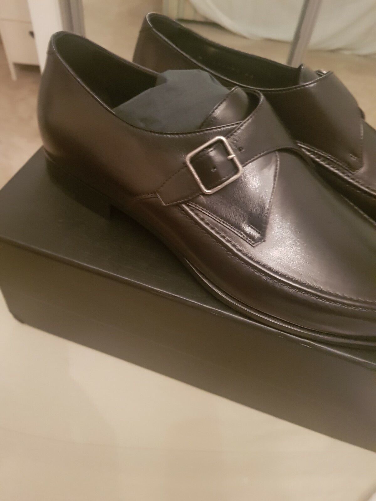 Saint Laurent Paris Saint Laurent Monk Strap Shoes EU 44 Size US 11 / EU 44 - 4 Thumbnail
