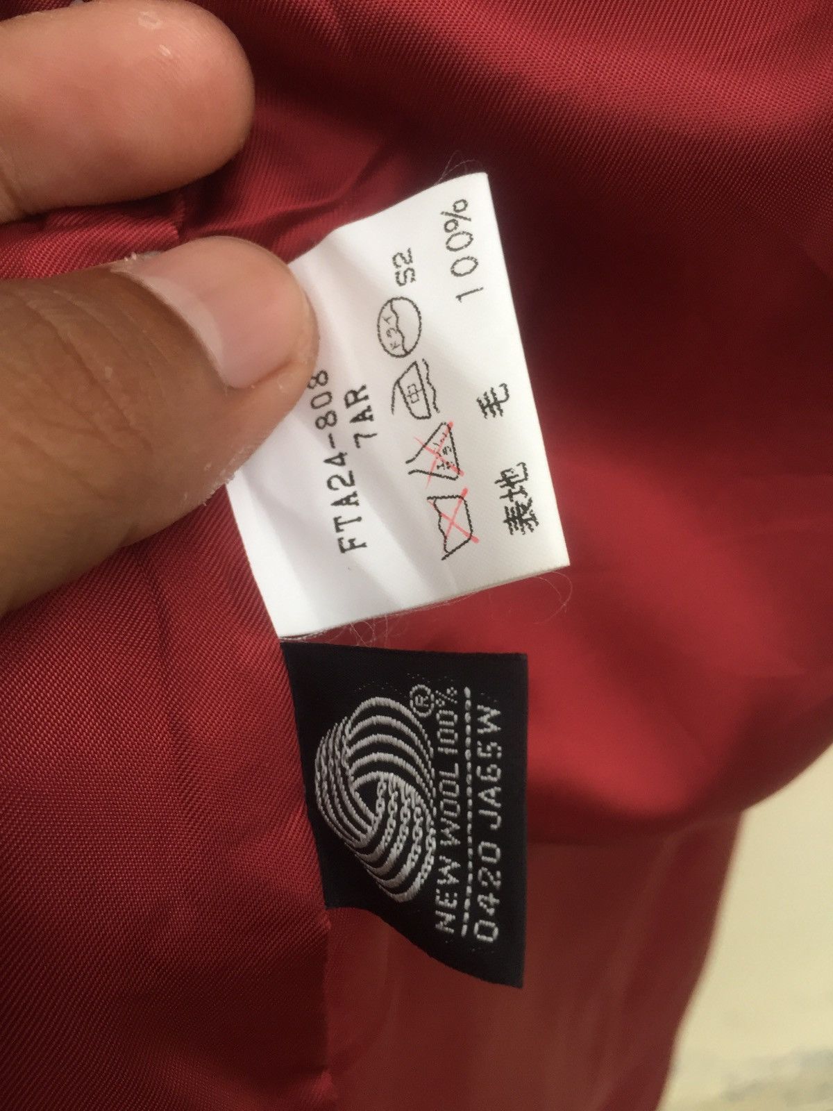 Burberry Prorsum × Vintage Red burberrys wool trench coat Size US S / EU 44-46 / 1 - 16 Thumbnail