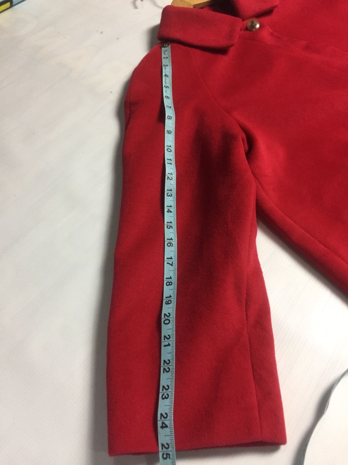 Burberry Prorsum × Vintage Red burberrys wool trench coat Size US S / EU 44-46 / 1 - 13 Thumbnail